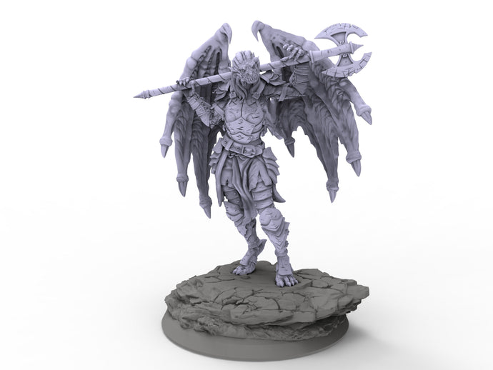Creatures - Draconian Knight, for Wargames, Pathfinder, Dungeons & Dragons and other TTRPG.
