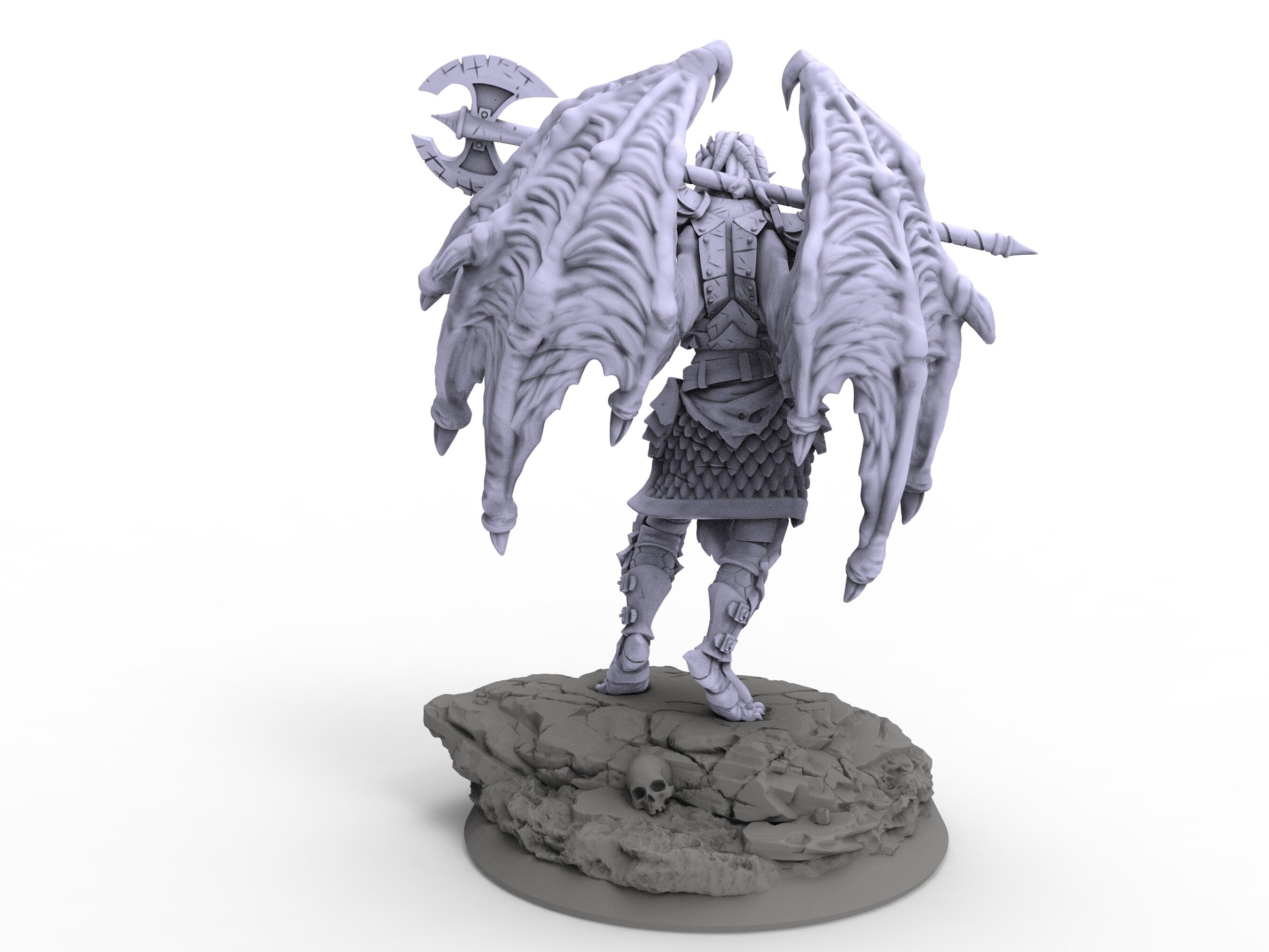 Creatures - Draconian Knight, for Wargames, Pathfinder, Dungeons & Dragons and other TTRPG.