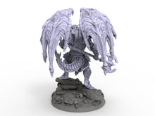 Load image into Gallery viewer, Creatures - Draconian Knight, for Wargames, Pathfinder, Dungeons &amp; Dragons and other TTRPG.
