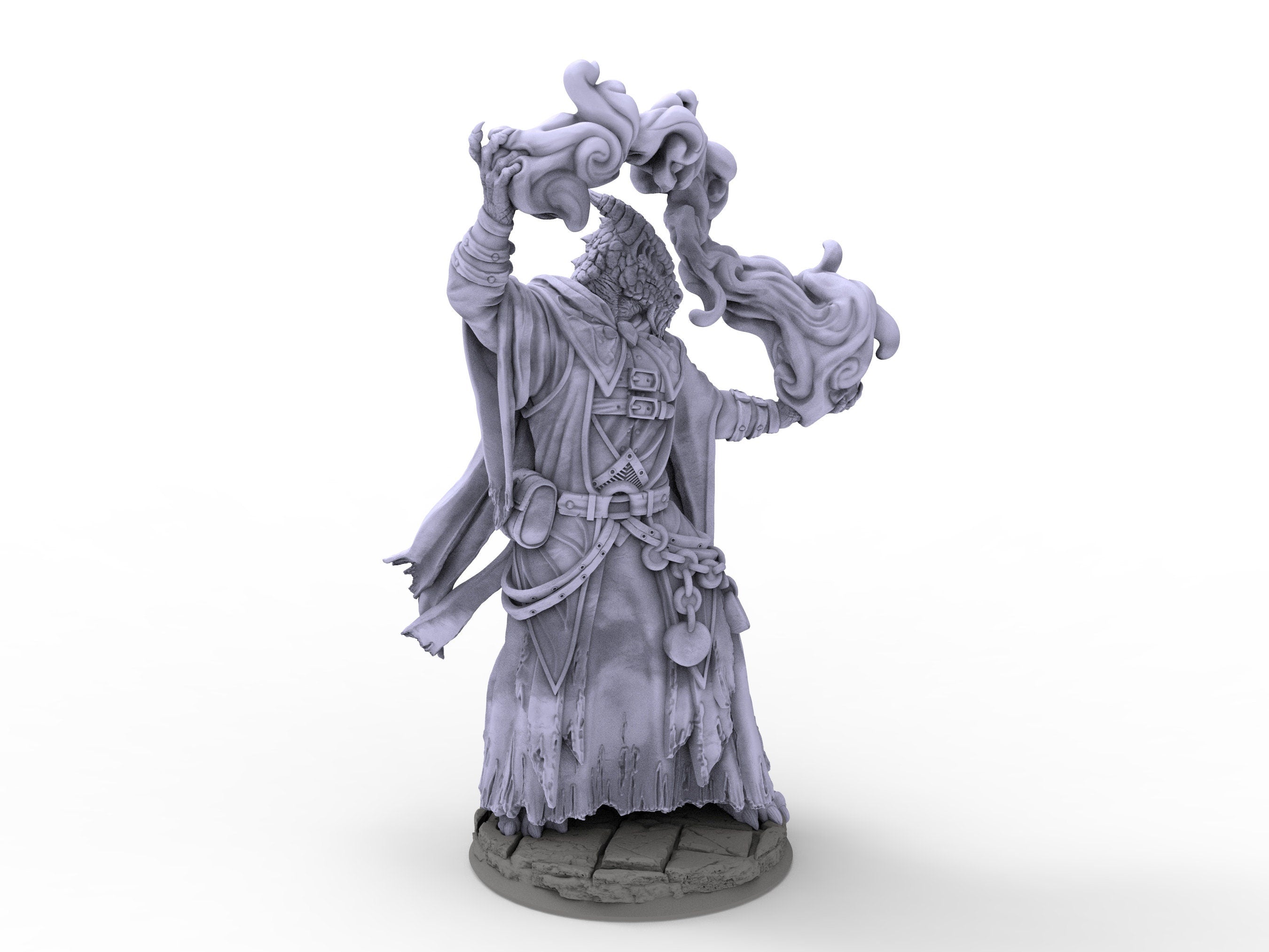 Creatures - Draconian Sorcerer, for Wargames, Pathfinder, Dungeons & Dragons and other TTRPG.