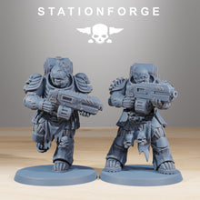 Load image into Gallery viewer, Socratis - Doom Reapers, mechanized infantry, post apocalyptic empire, usable for tabletop wargame.
