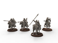 Load image into Gallery viewer, Orcs horde - Dark Souled Staff Mounted, ruins city river, Middle rings miniatures for wargame D&amp;D, Lotr.. Khurzluk Miniatures
