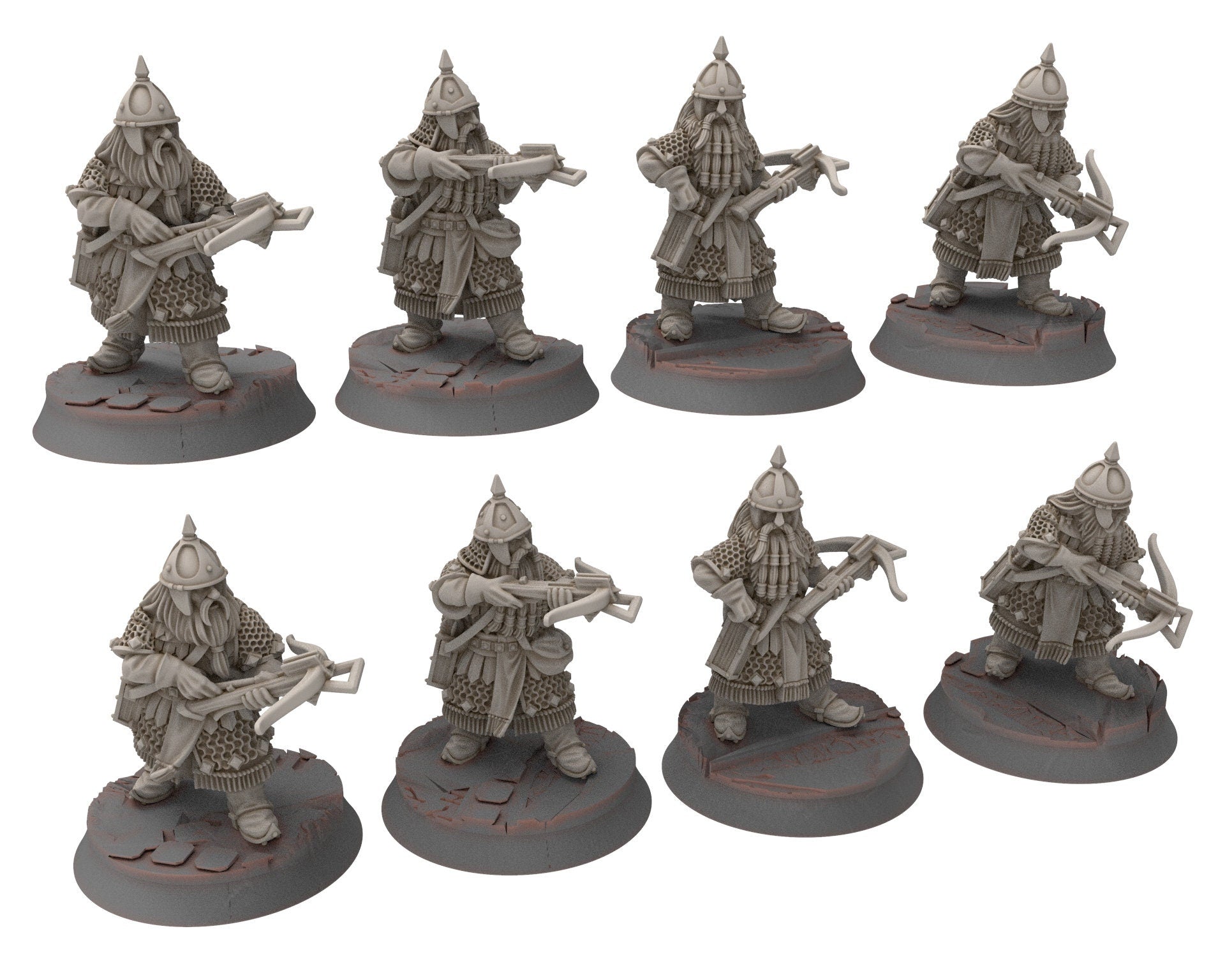 Dwarves - Gur-Adur Army Bundle, The Dwarfs of The Mountains, for Lotr, Medbury miniatures