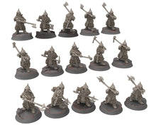 Load image into Gallery viewer, Dwarves - Gur-Adur Spearmen, The Dwarfs of The Mountains, for Lotr, Medbury miniatures
