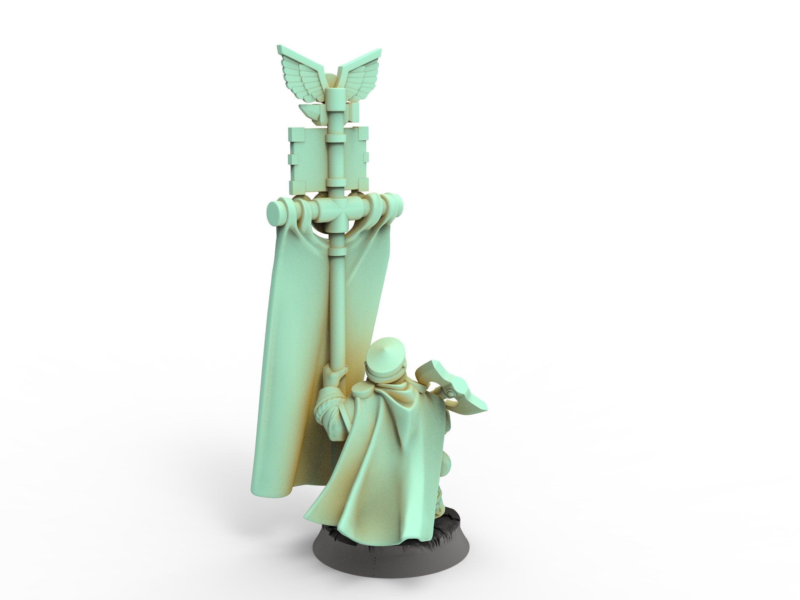 Dwarves - Lord with Banner, Keeper of the Deep Mountains