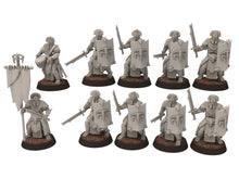 Load image into Gallery viewer, Orc horde - The Black Door emissary, the immortal mouth of the Dark Lord, Middle rings Infantry for wargame D&amp;D, Lotr.. Dark Lord Miniatures
