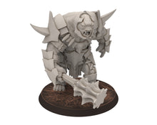 Load image into Gallery viewer, Orc horde - The Black Door War Troll V4, Beast of war created by the Dark Lord, Detailled Dark Lord Miniatures for wargame D&amp;D, Lotr..
