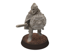 Load image into Gallery viewer, Vendel Era - Wulf, Iconic Hero Epic Warrior 7 century, miniatures 28mm, Infantry for wargame Historical Saga... Medbury miniature
