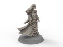 Load image into Gallery viewer, Rohan - Lady of the Mark, Kingdom of Rohan,  the Horse-lords,  rider of the mark,  minis for wargame D&amp;D, Lotr...

