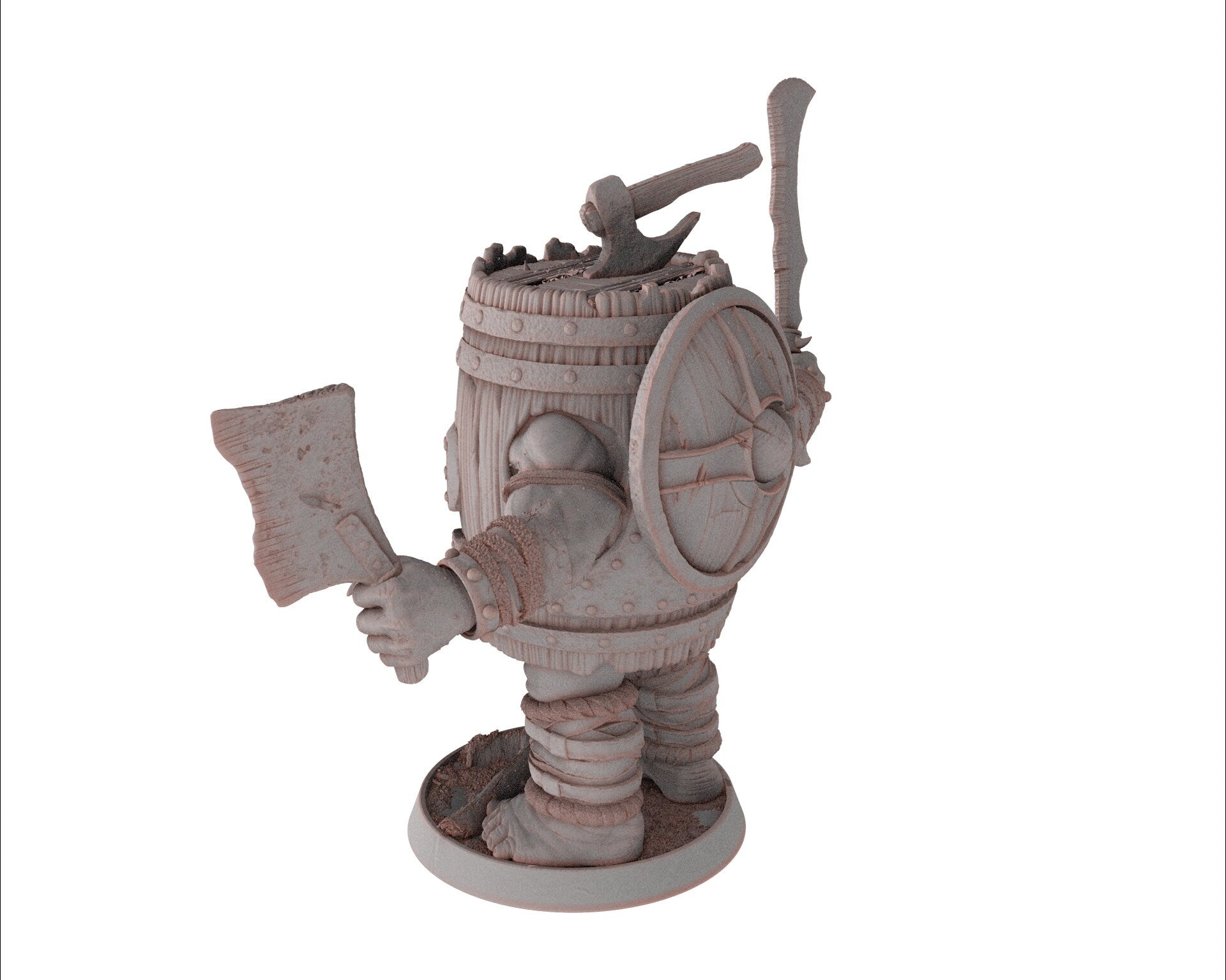 Ogre - Crong Badbarrel , Followers of the Moon Gulper, daybreak miniatures, for Wargames, Pathfinder, Dungeons & Dragons TTRPG