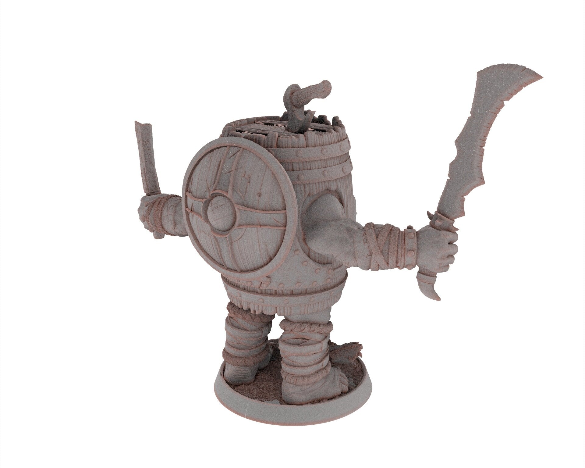 Ogre - Crong Badbarrel , Followers of the Moon Gulper, daybreak miniatures, for Wargames, Pathfinder, Dungeons & Dragons TTRPG