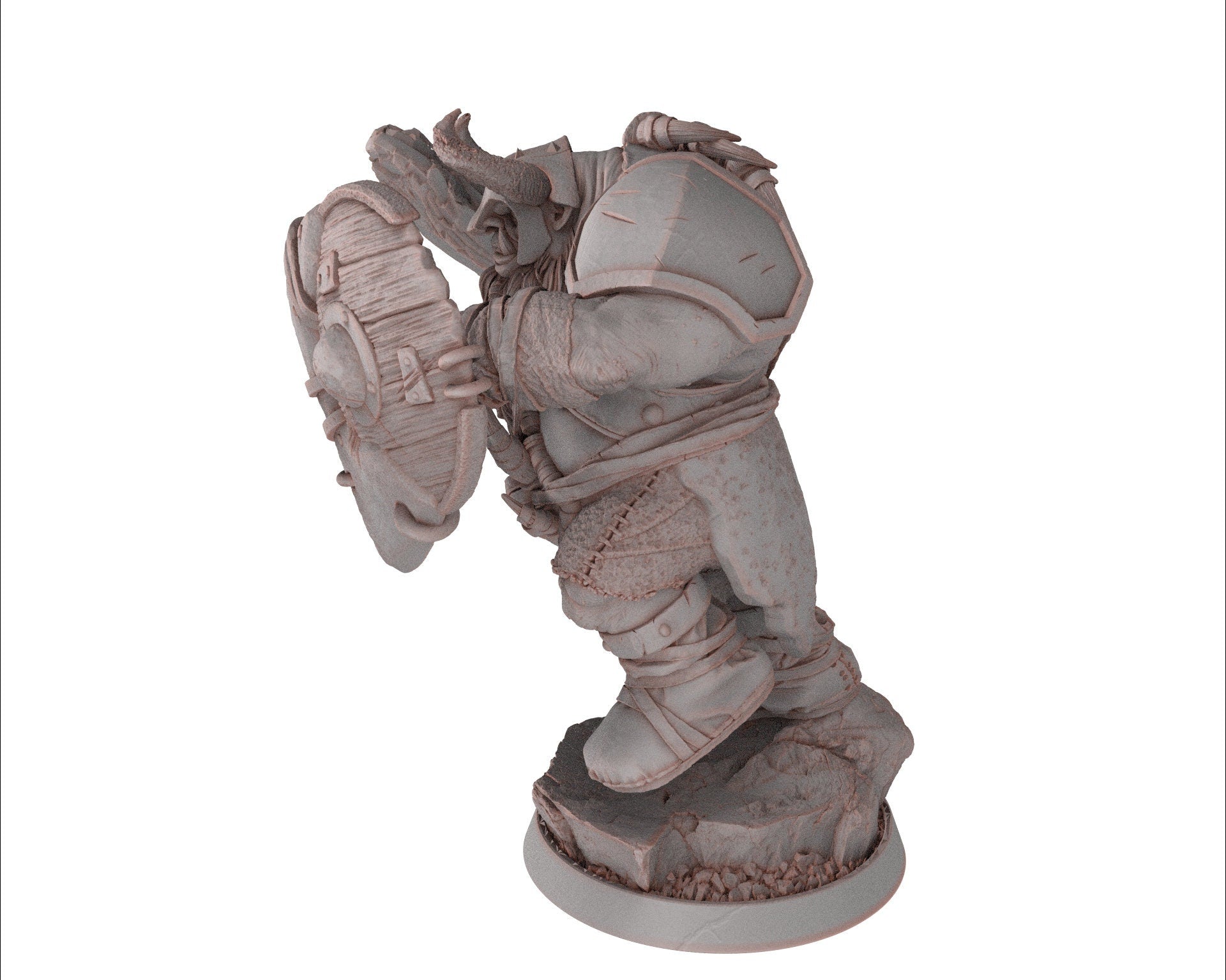 Ogre - Krombag Snapper, Followers of the Moon Gulper, daybreak miniatures, for Wargames, Pathfinder, Dungeons & Dragons TTRPG