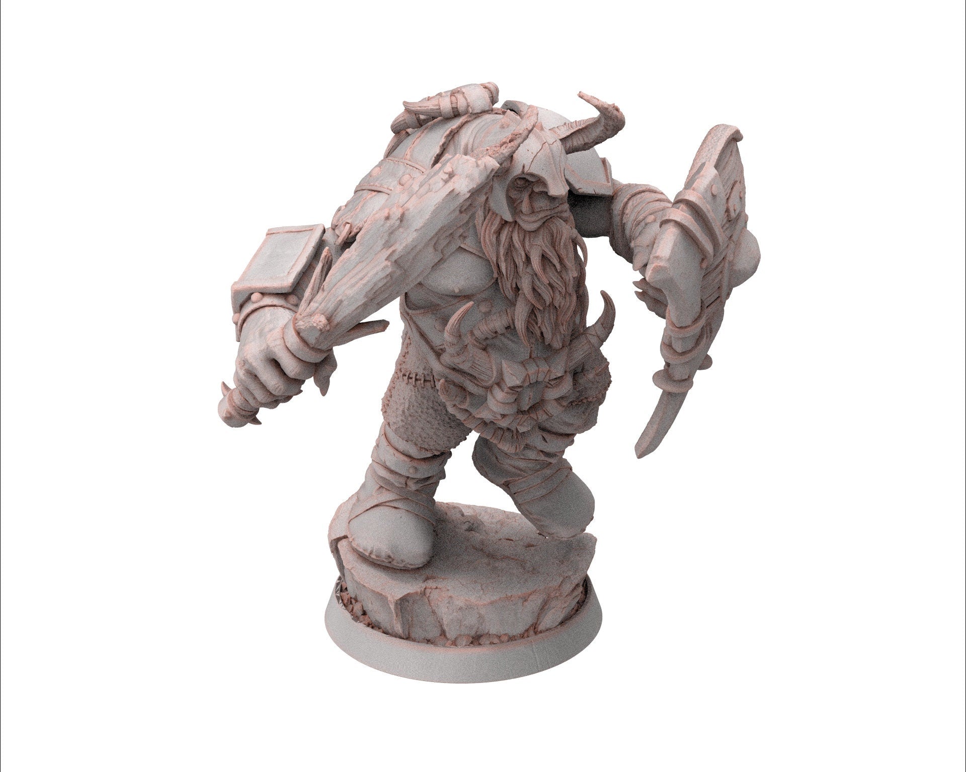 Ogre - Krombag Snapper, Followers of the Moon Gulper, daybreak miniatures, for Wargames, Pathfinder, Dungeons & Dragons TTRPG