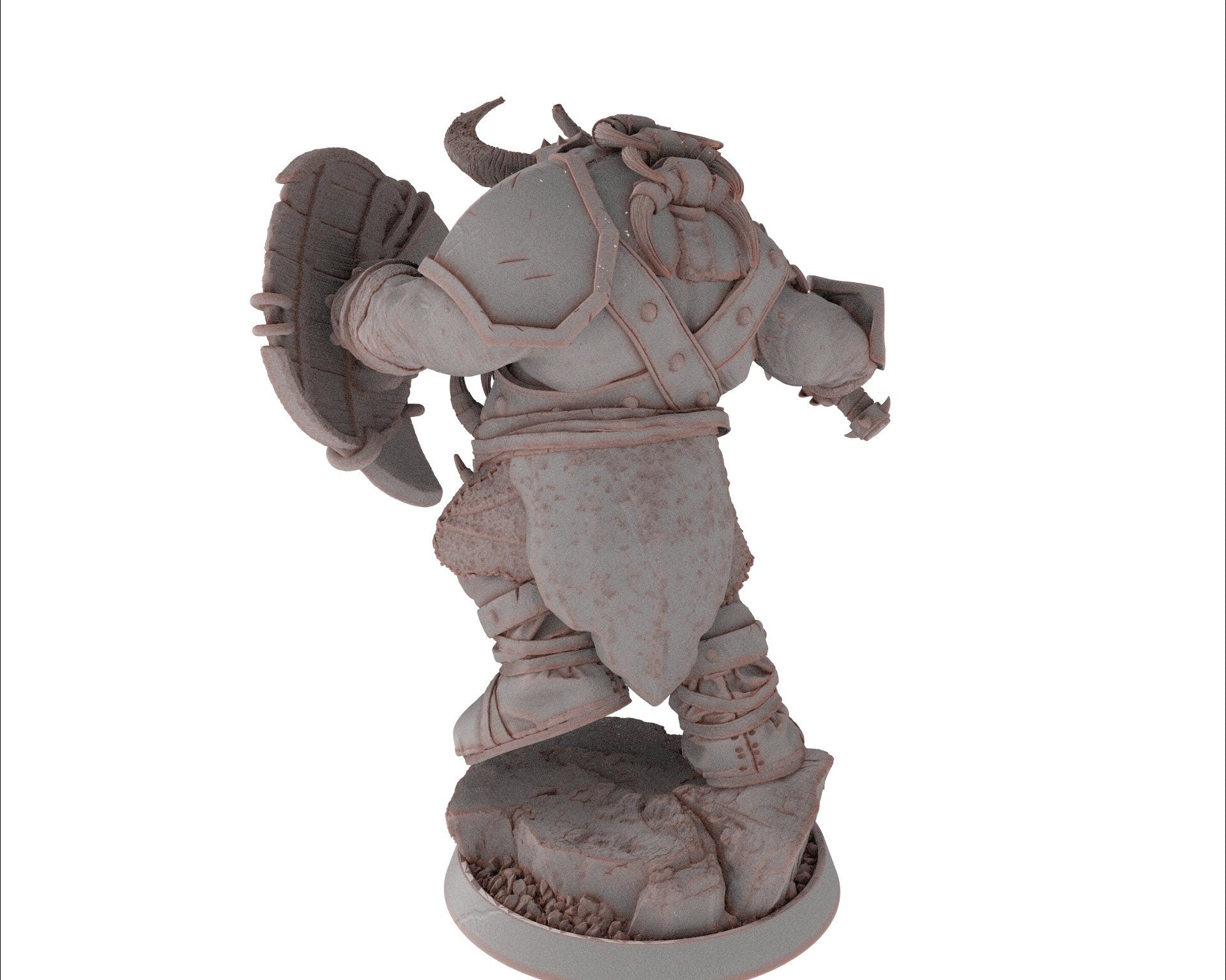 Ogre - Krombag Snapper, Followers of the Moon Gulper, daybreak miniatures, for Wargames, Pathfinder, Dungeons & Dragons TTRPG