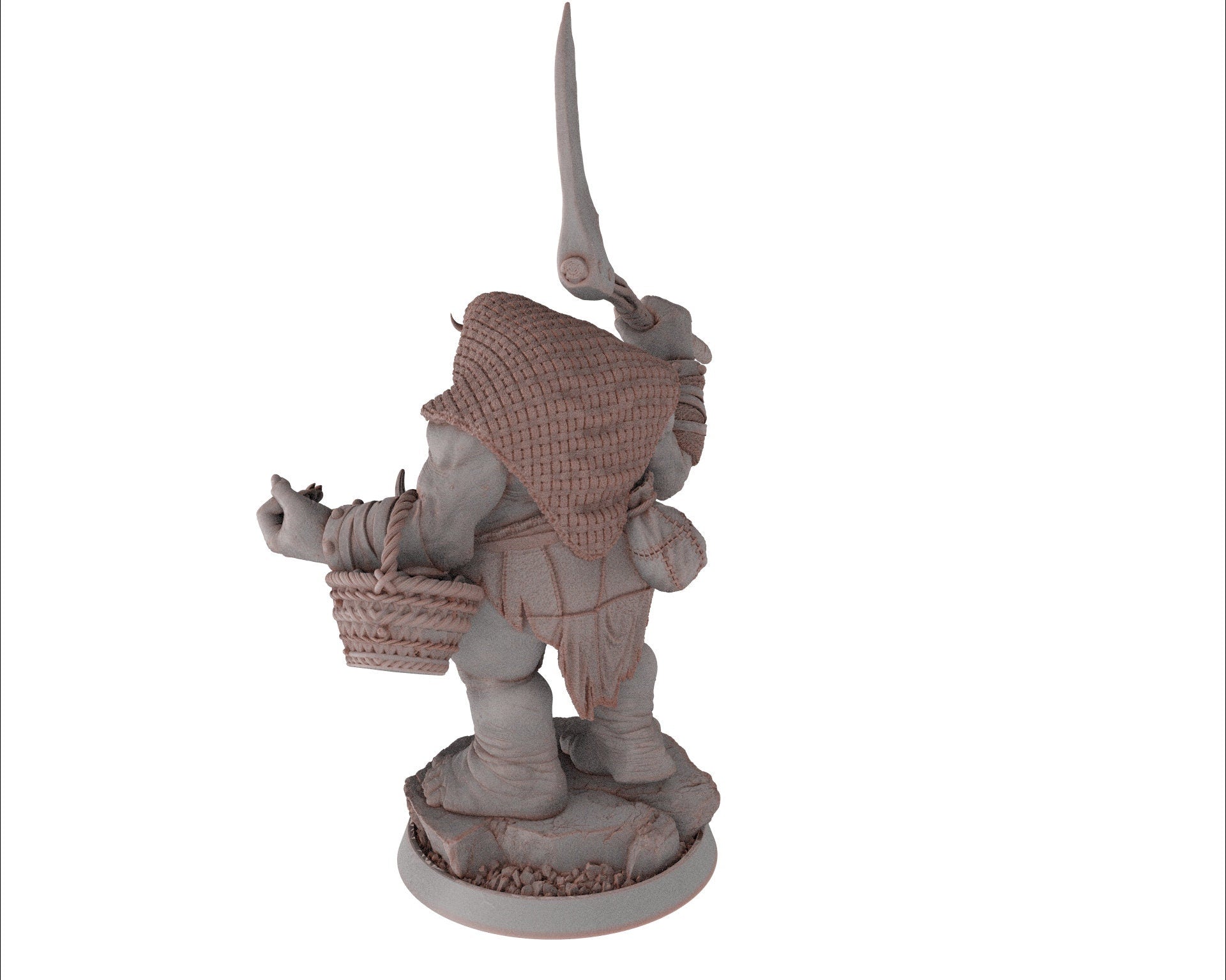 Ogre - Salty Boo Feggerer, Followers of the Moon Gulper, daybreak miniatures, for Wargames, Pathfinder, Dungeons & Dragons TTRPG