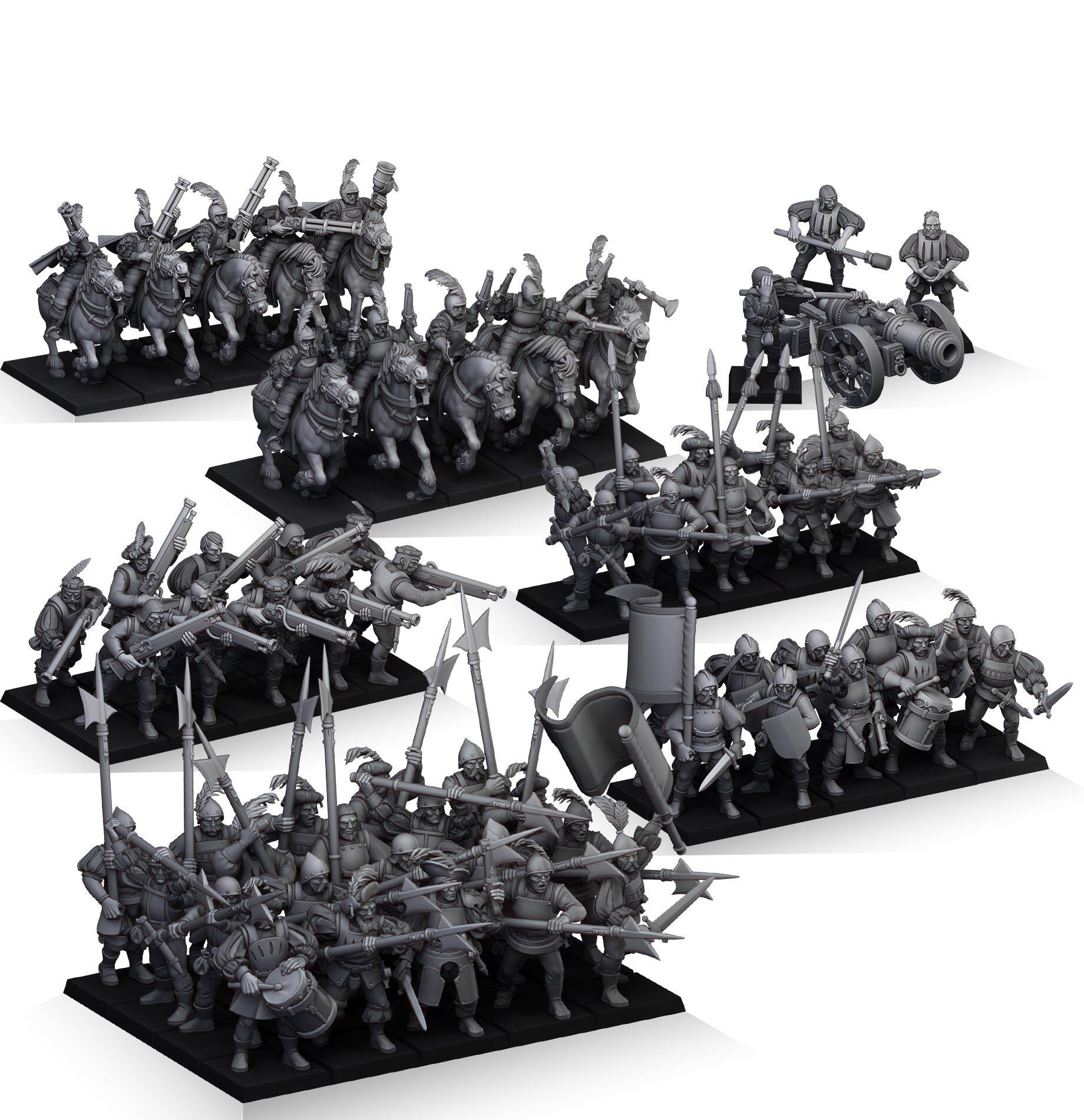 Imperial Fantasy - Sunland with Spears, Imperial troops