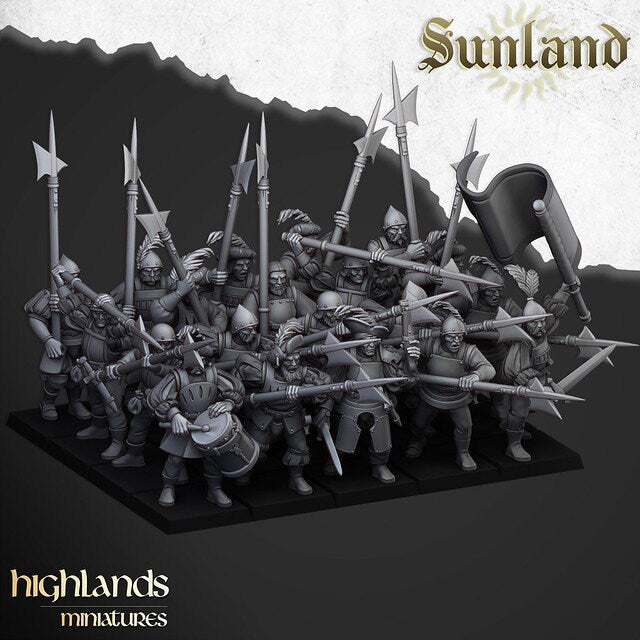 Imperial Fantasy - Sunland with Spears, Imperial troops