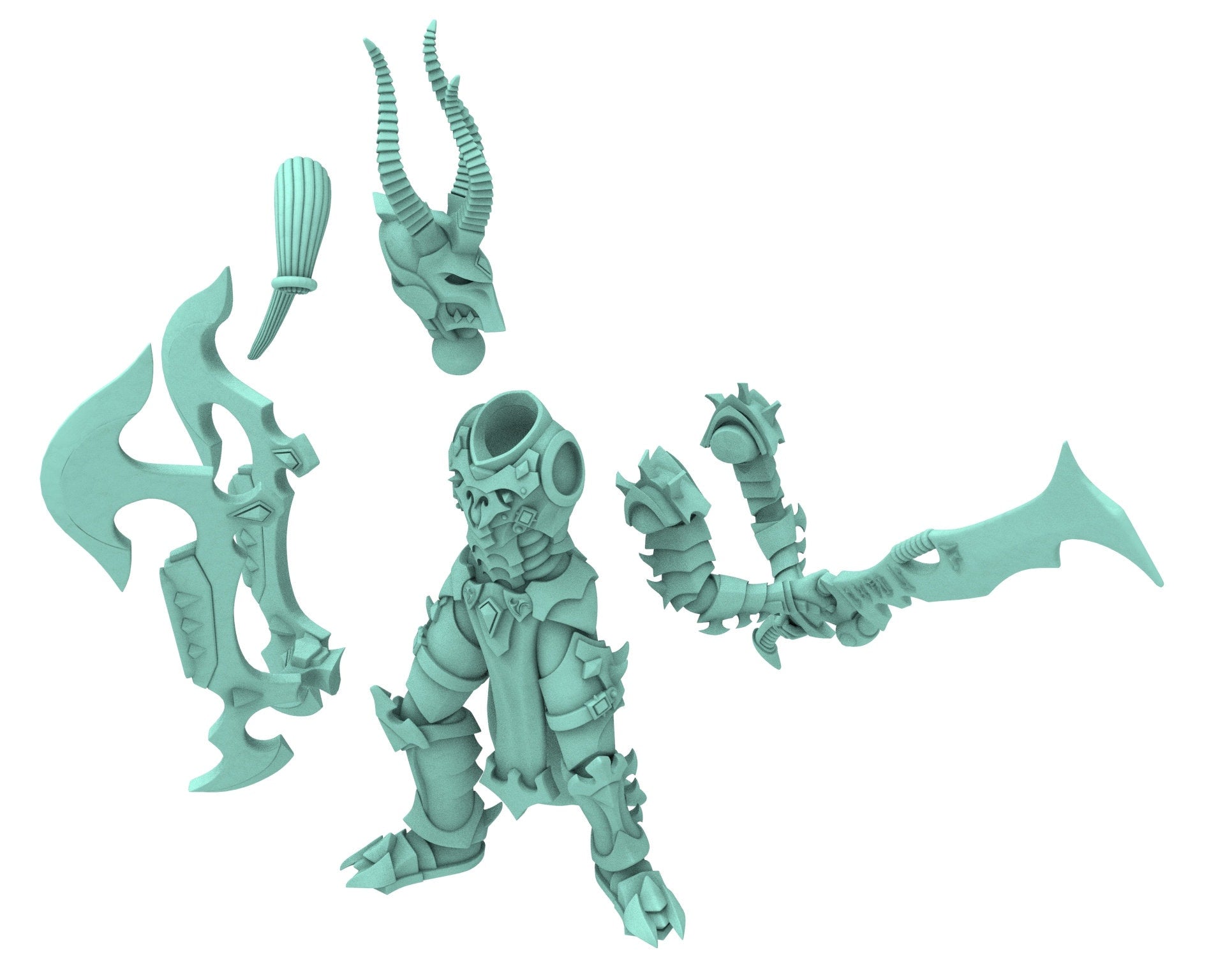 Dark City - Master of blades - Legendary warrior War demons Personnal Guard mercenaries Temple Dark eldar drow