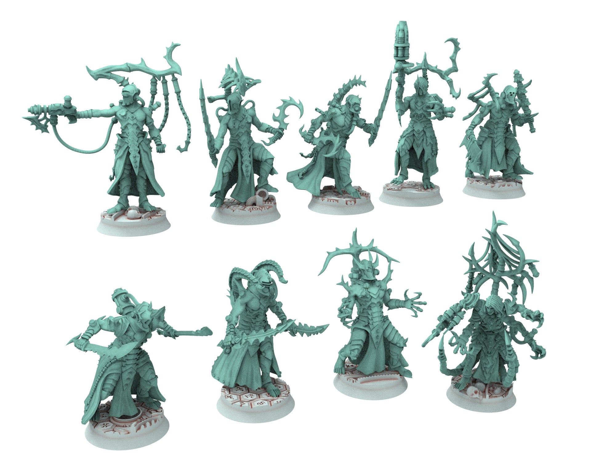 Dark City - The Obsessed, Tortured warriors polyvalent & sadistic  soldiers Dark eldar drow