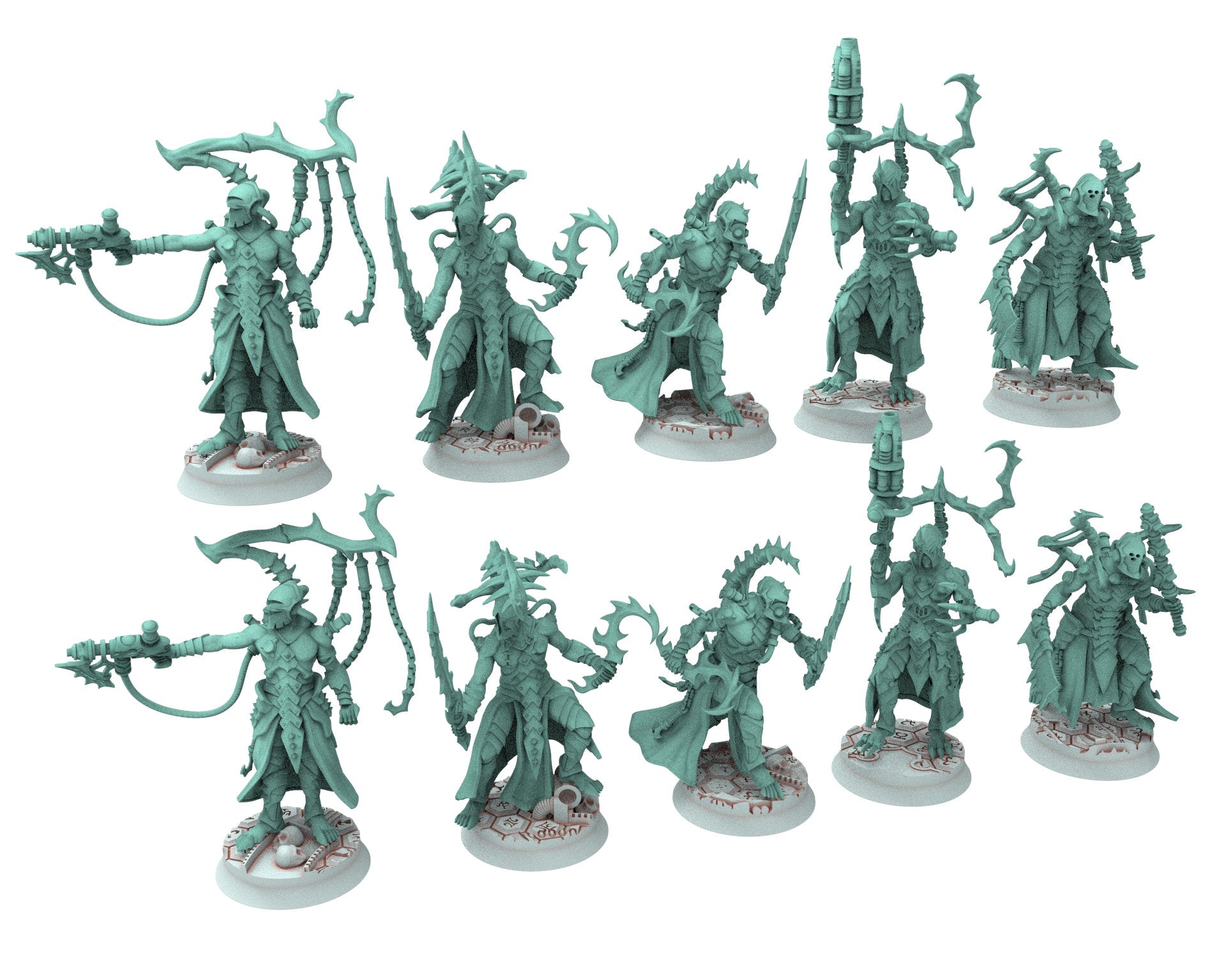 Dark City - Painmaker Lord, Leader of The Obsessed Tortured warriors, Sadistic soldiers Dark eldar drow