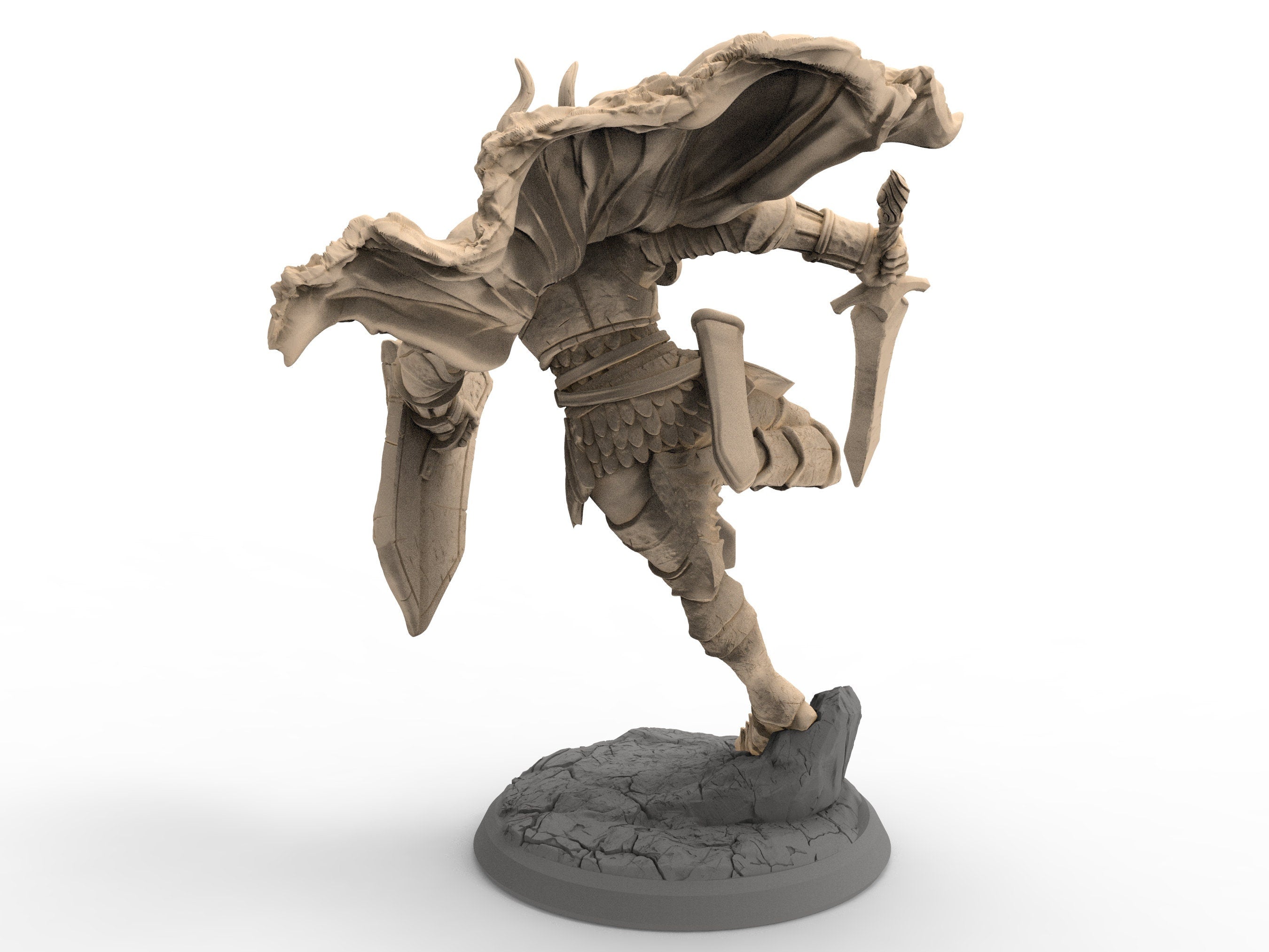 Humans - Aimer, Human Knight, for Wargames, Pathfinder, Dungeons & Dragons and other TTRPG.