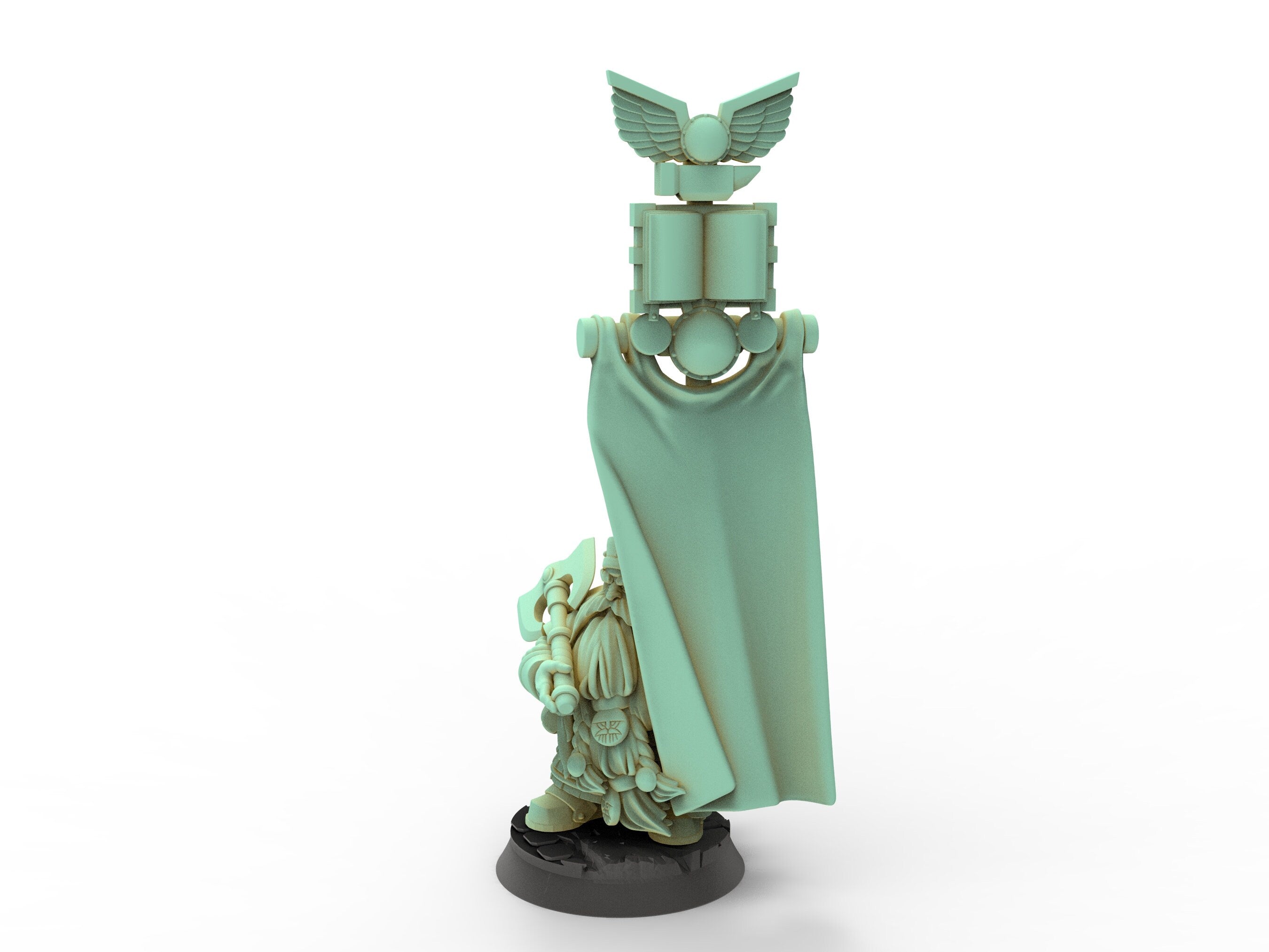 Dwarves - Lord with Banner, Keeper of the Deep Mountains