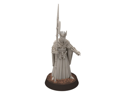 Orc horde - The Black Door emissary, the immortal mouth of the Dark Lord, Middle rings Infantry for wargame D&D, Lotr.. Dark Lord Miniatures