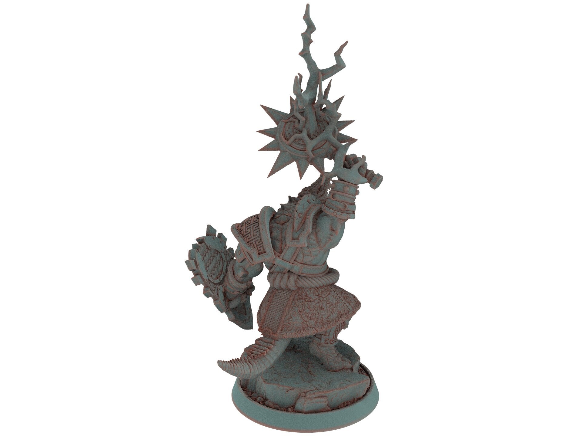 Crocodile warriors - Ashar Stargust - The Sharptails of Hacksaw River, daybreak miniatures, for Wargames, Pathfinder, Dungeons & Dragons