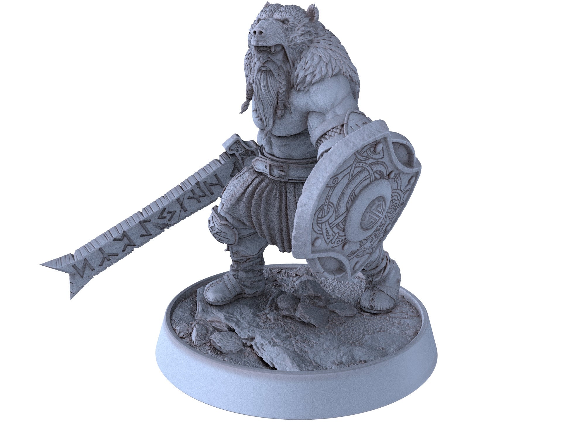 Vikings - Magnar Runeblade - The Sharptails of Hacksaw River, daybreak miniatures, for Wargames, Pathfinder, Dungeons & Dragons