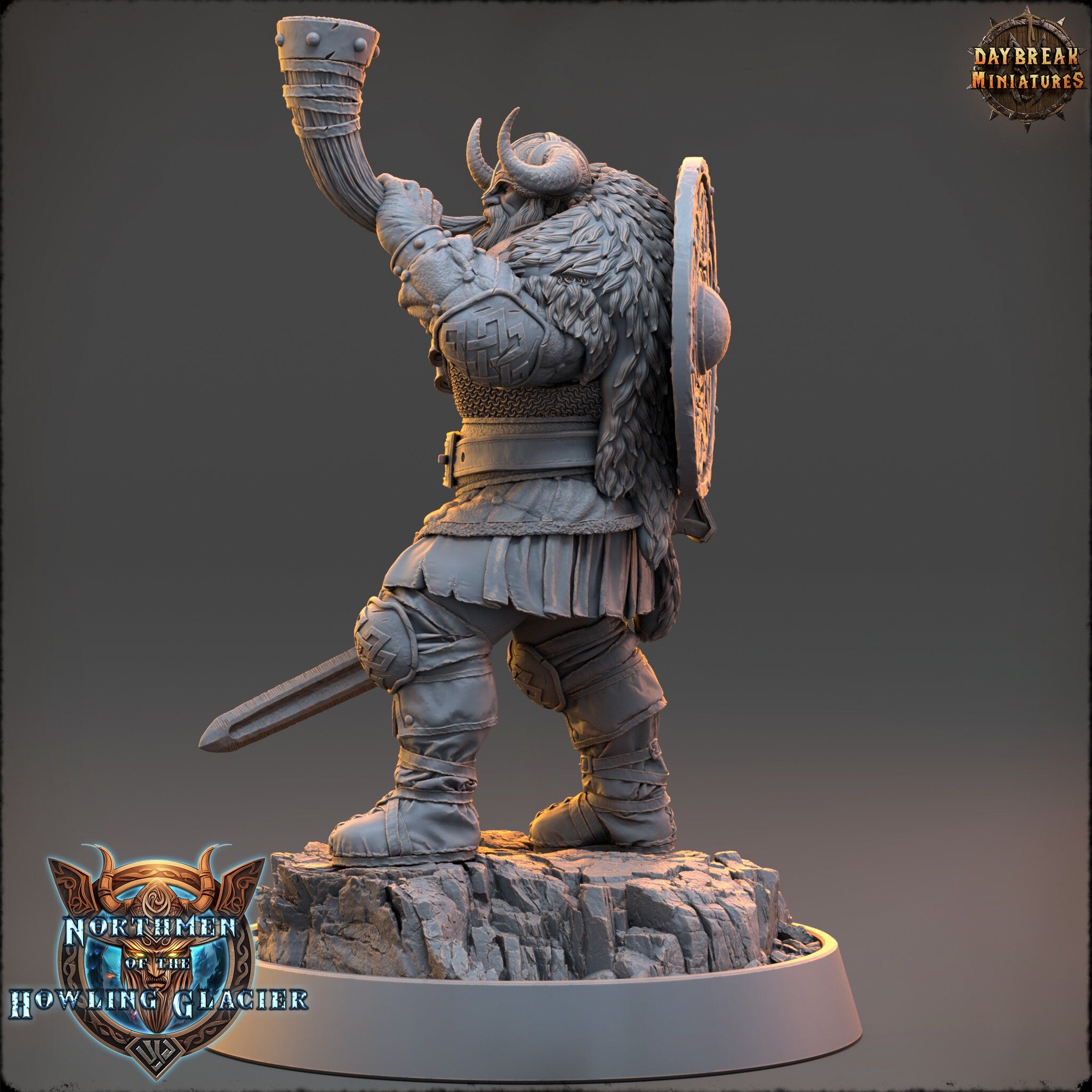 Vikings - Harald Hornblower - The Sharptails of Hacksaw River, daybreak miniatures, for Wargames, Pathfinder, Dungeons & Dragons