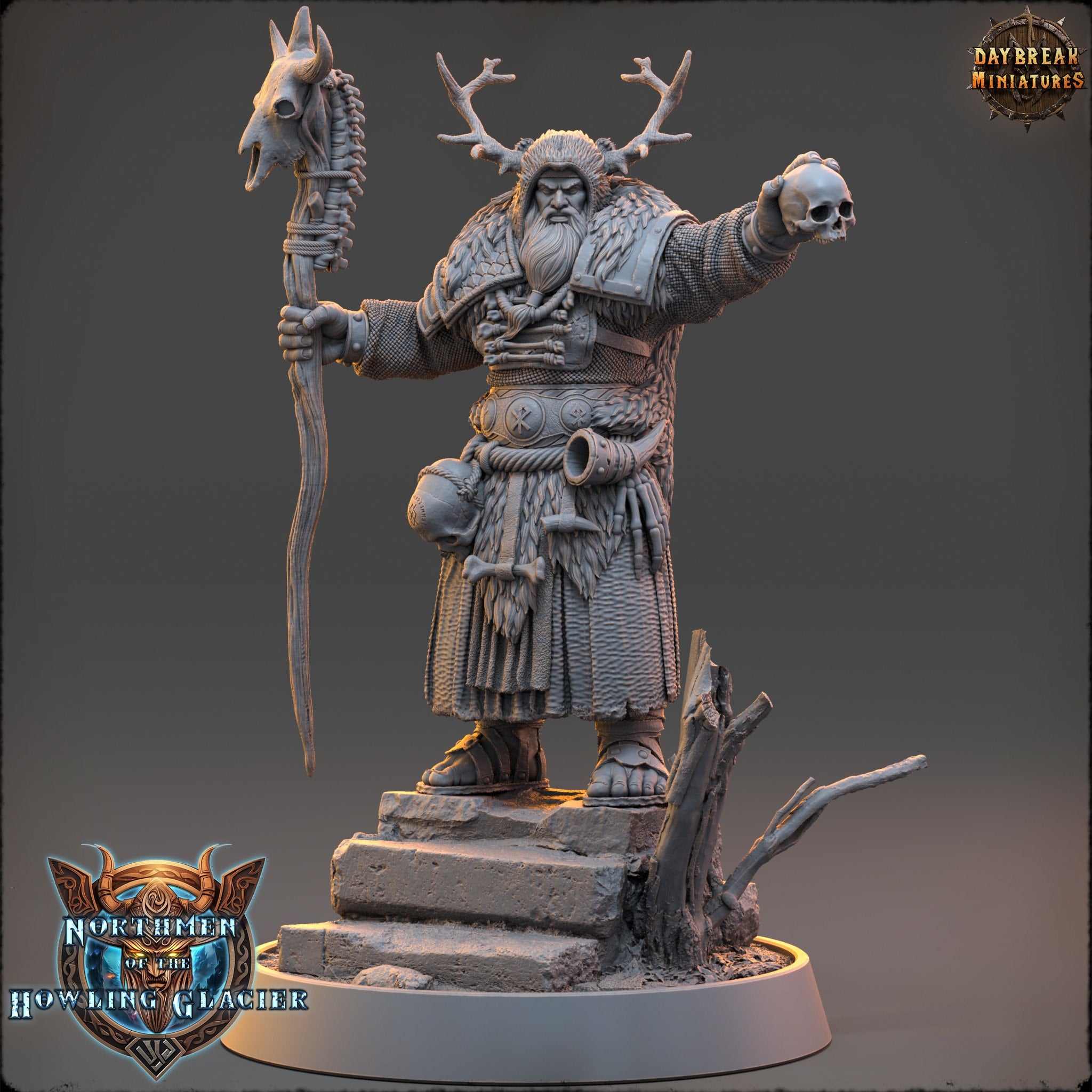 Vikings - Lokur of the Dead - The Sharptails of Hacksaw River, daybreak miniatures, for Wargames, Pathfinder, Dungeons & Dragons