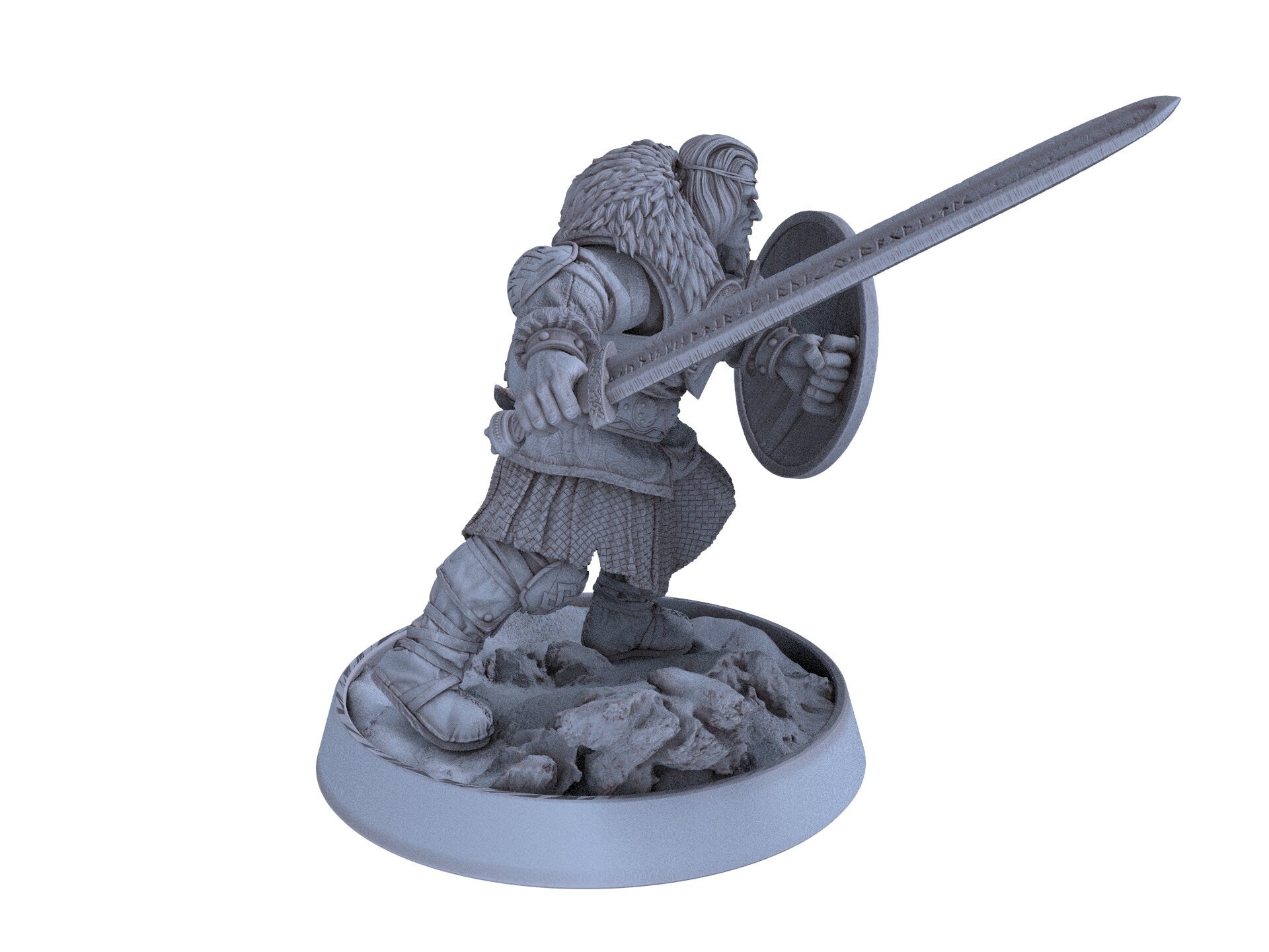 Vikings - Garleif Ravenwing - The Sharptails of Hacksaw River, daybreak miniatures, for Wargames, Pathfinder, Dungeons & Dragons