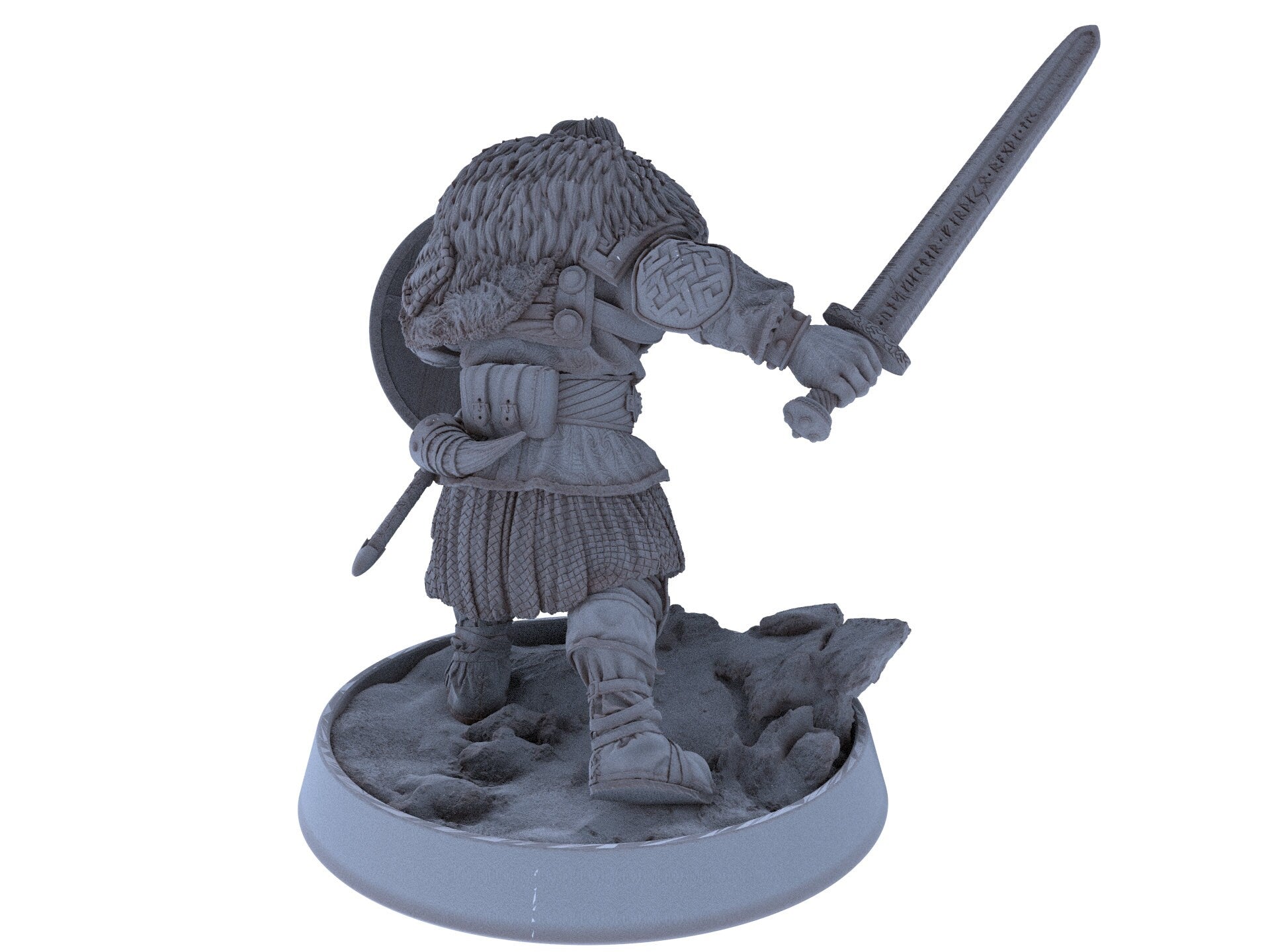 Vikings - Garleif Ravenwing - The Sharptails of Hacksaw River, daybreak miniatures, for Wargames, Pathfinder, Dungeons & Dragons