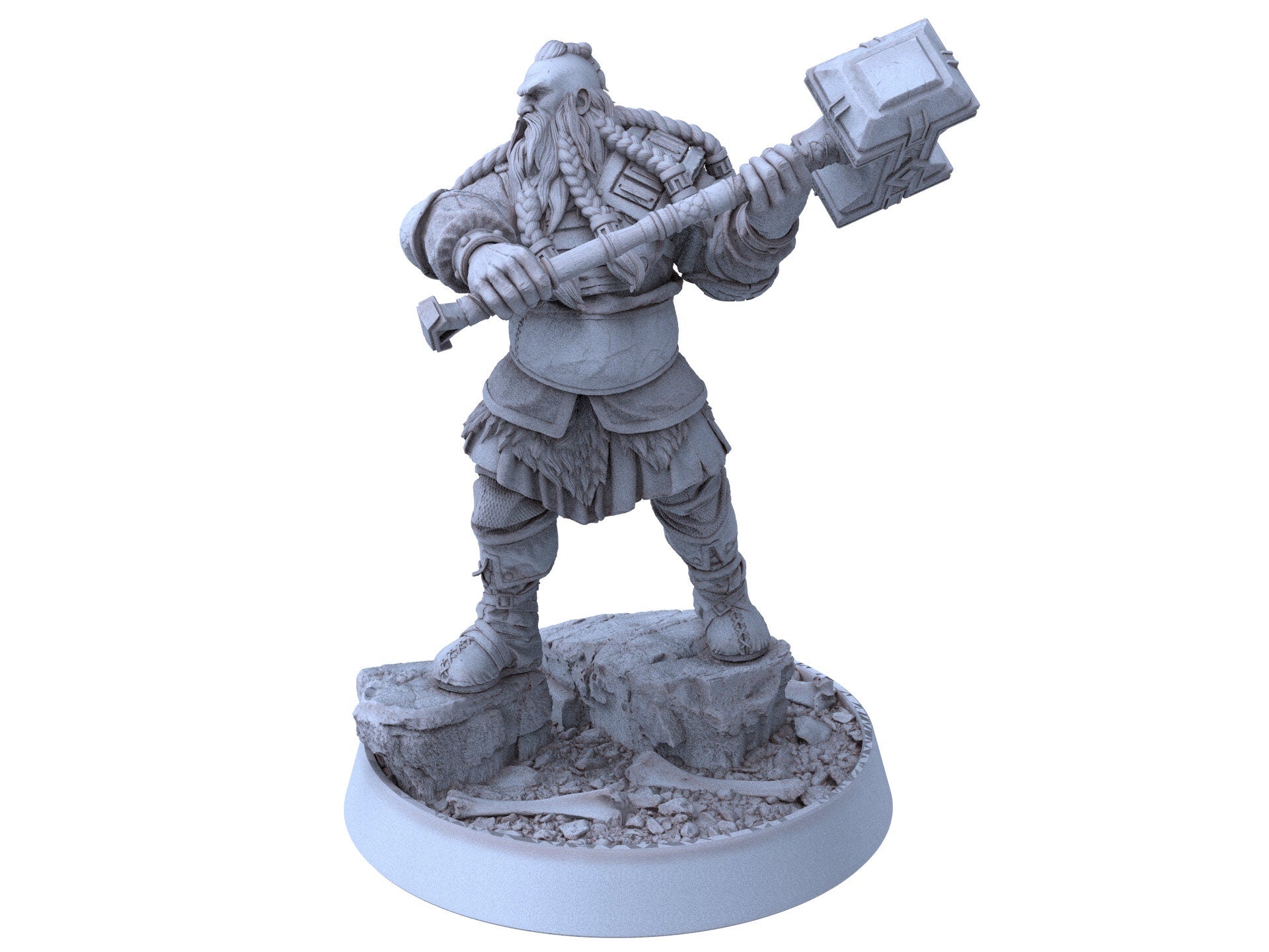 Vikings - Holgrim Broadneck - The Sharptails of Hacksaw River, daybreak miniatures, for Wargames, Pathfinder, Dungeons & Dragons