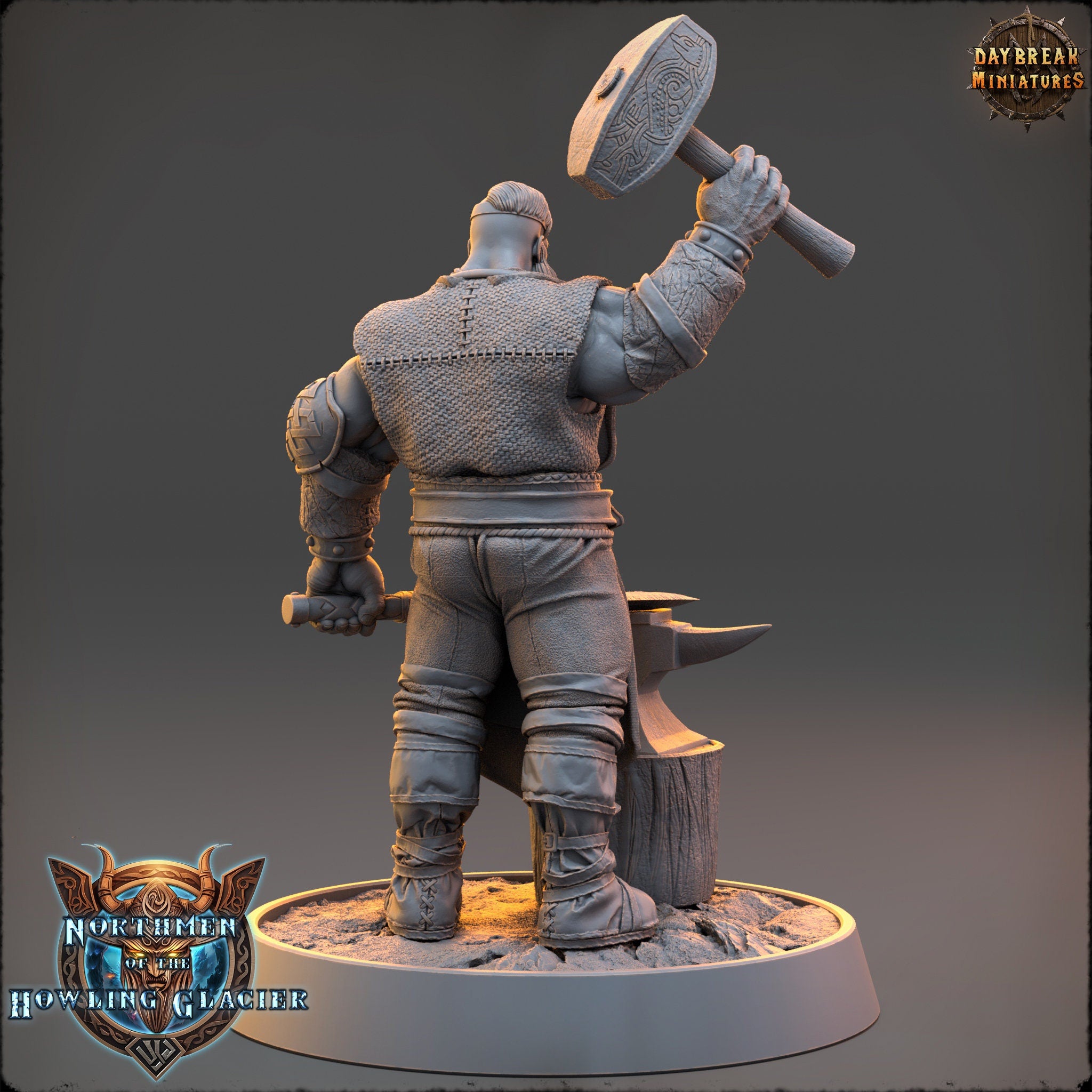 Vikings - Varg Firebrand - The Sharptails of Hacksaw River, daybreak miniatures, for Wargames, Pathfinder, Dungeons & Dragons