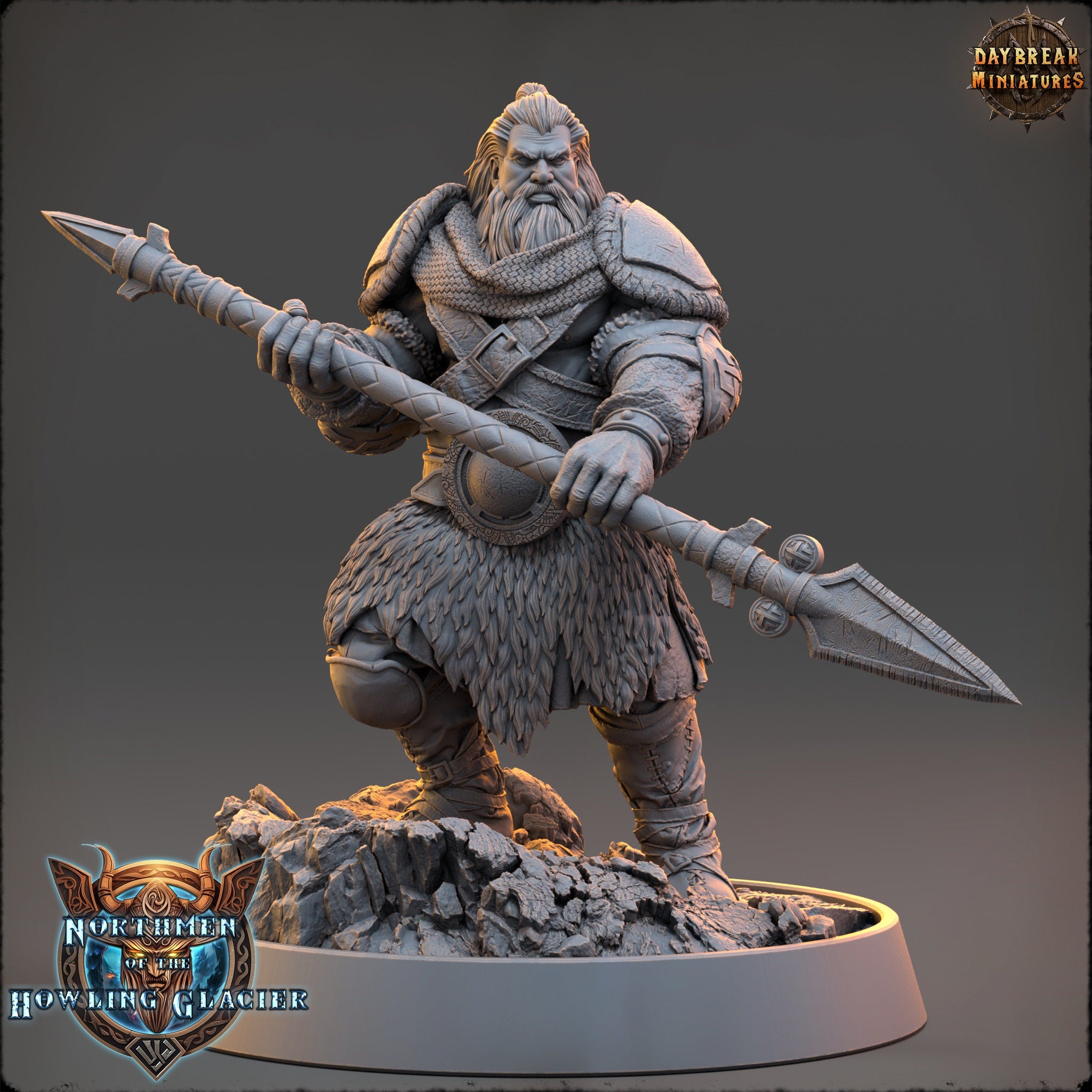 Vikings - Vidar Paleface - The Sharptails of Hacksaw River, daybreak miniatures, for Wargames, Pathfinder, Dungeons & Dragons