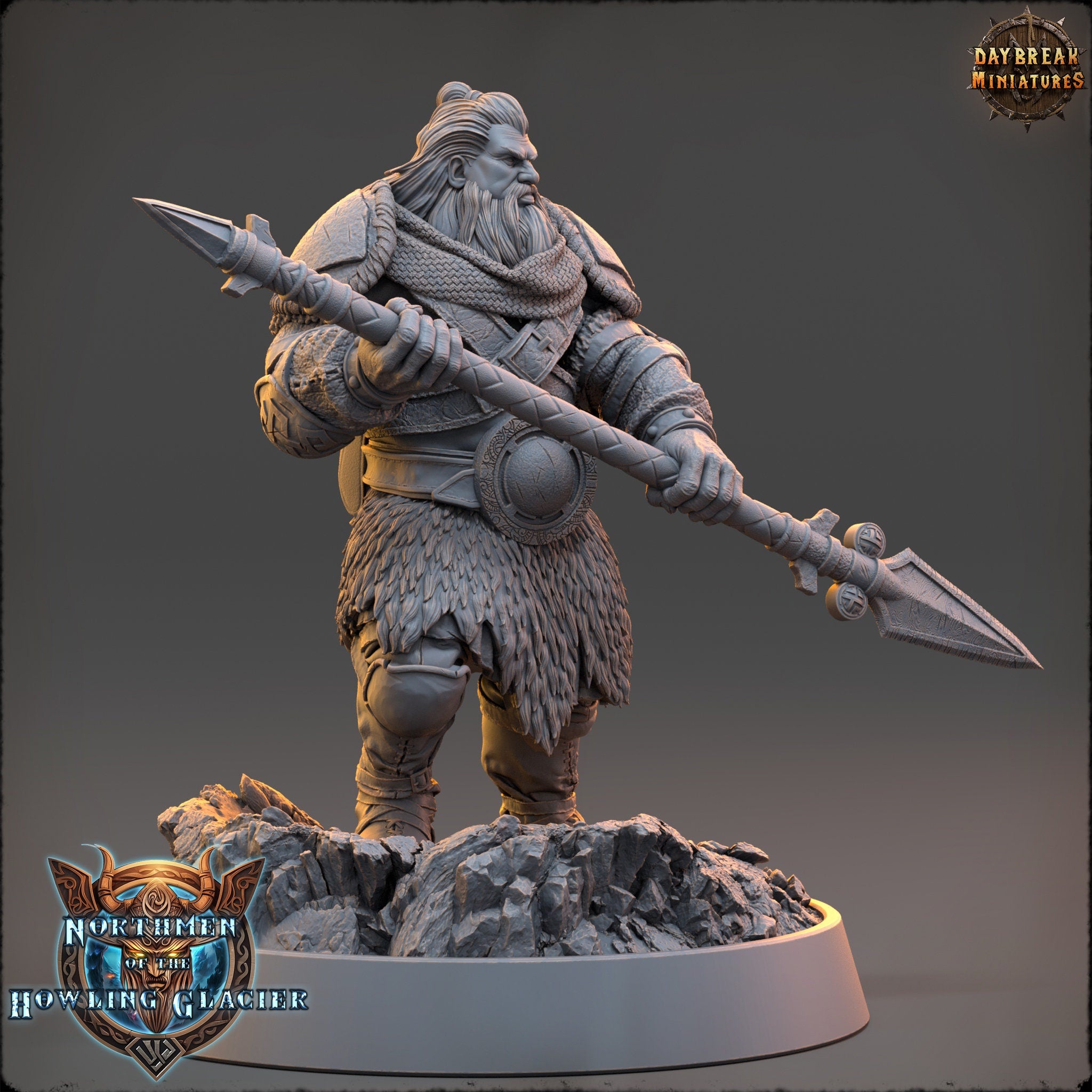 Vikings - Vidar Paleface - The Sharptails of Hacksaw River, daybreak miniatures, for Wargames, Pathfinder, Dungeons & Dragons