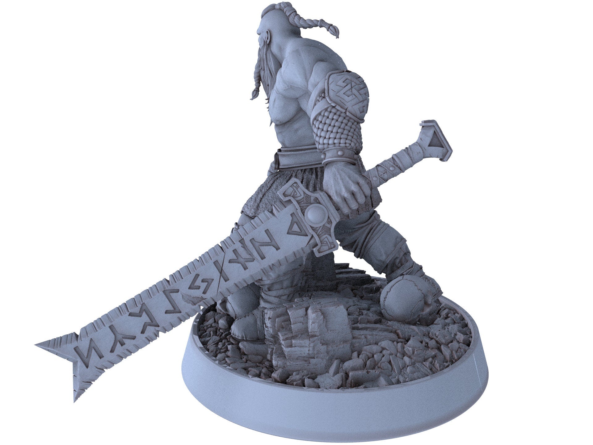 Vikings - Rogur Red - The Sharptails of Hacksaw River, daybreak miniatures, for Wargames, Pathfinder, Dungeons & Dragons