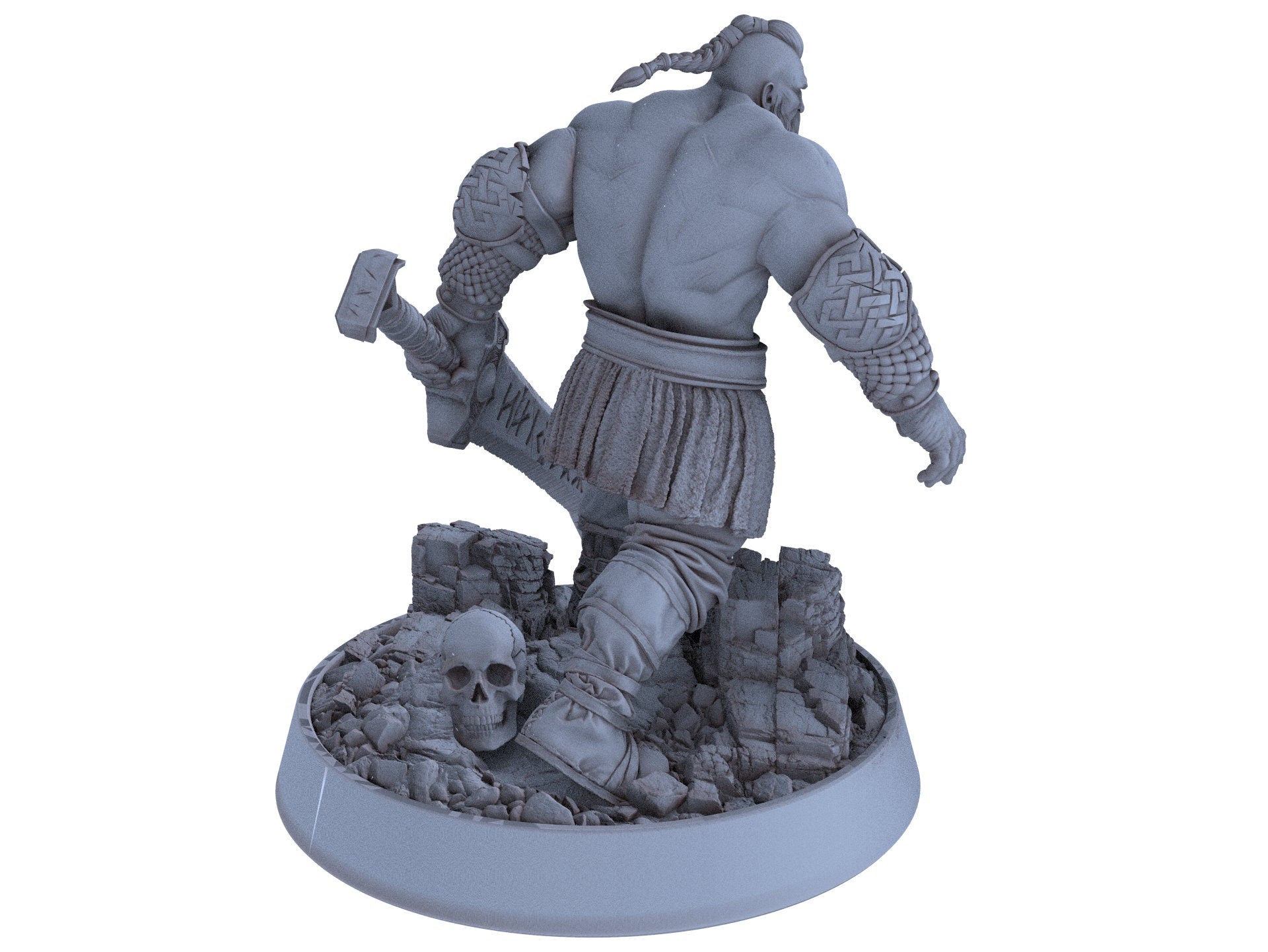 Vikings - Rogur Red - The Sharptails of Hacksaw River, daybreak miniatures, for Wargames, Pathfinder, Dungeons & Dragons