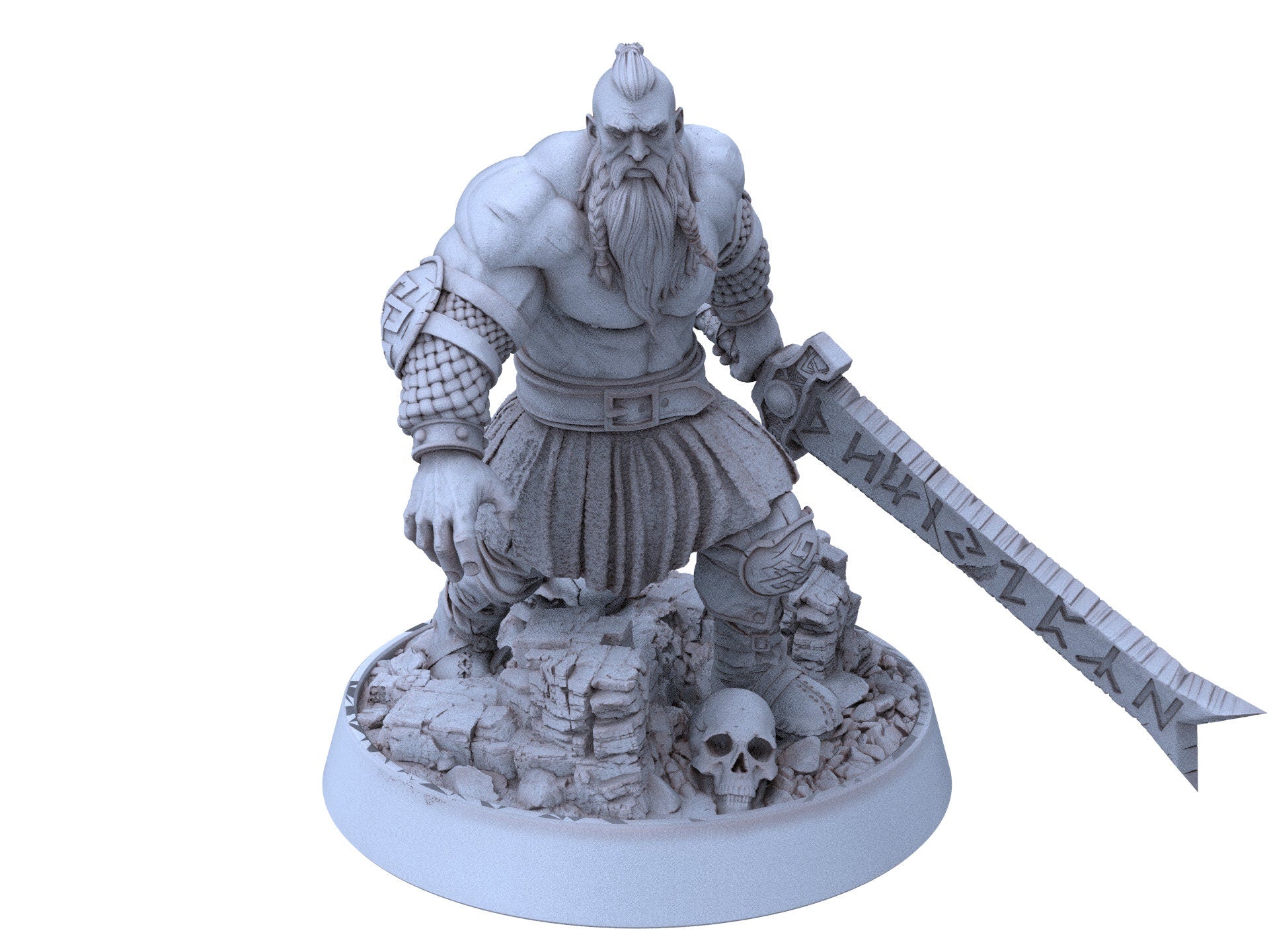 Vikings - Rogur Red - The Sharptails of Hacksaw River, daybreak miniatures, for Wargames, Pathfinder, Dungeons & Dragons