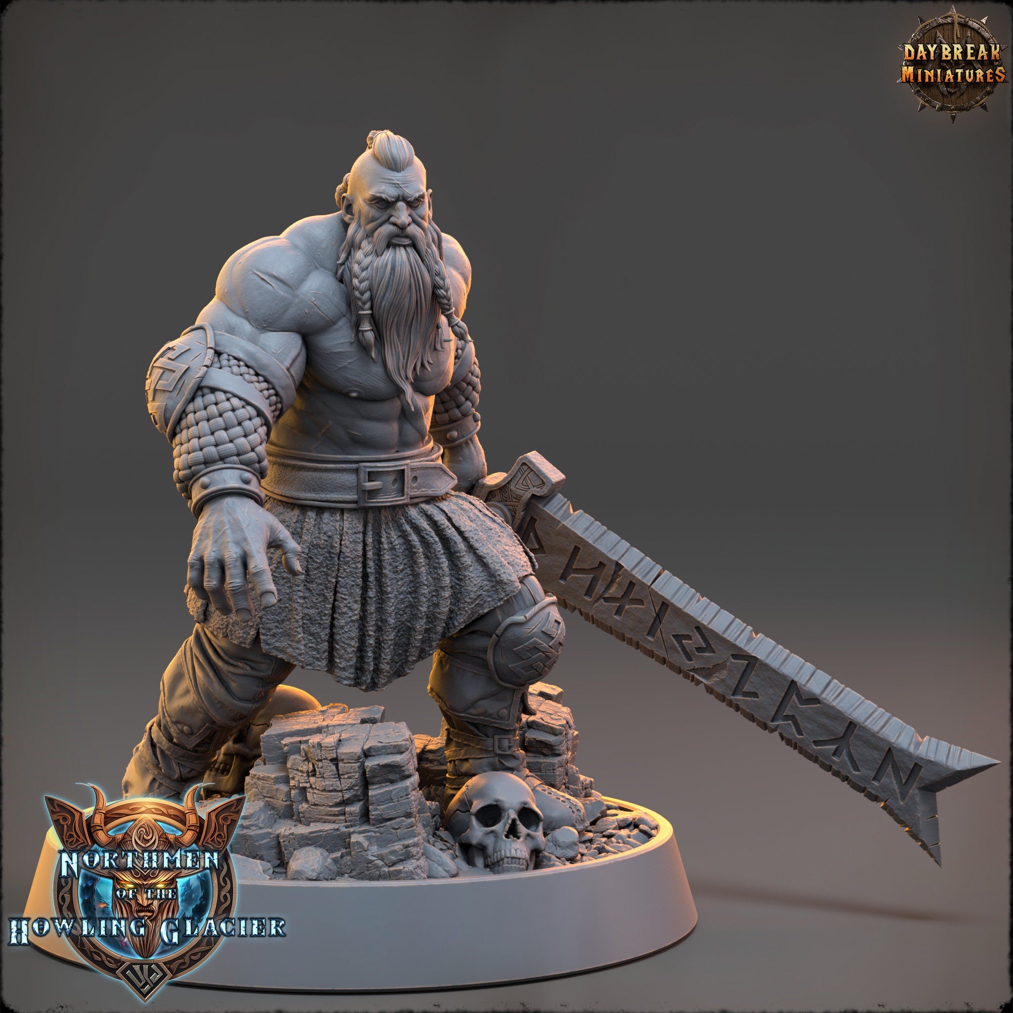 Vikings - Rogur Red - The Sharptails of Hacksaw River, daybreak miniatures, for Wargames, Pathfinder, Dungeons & Dragons