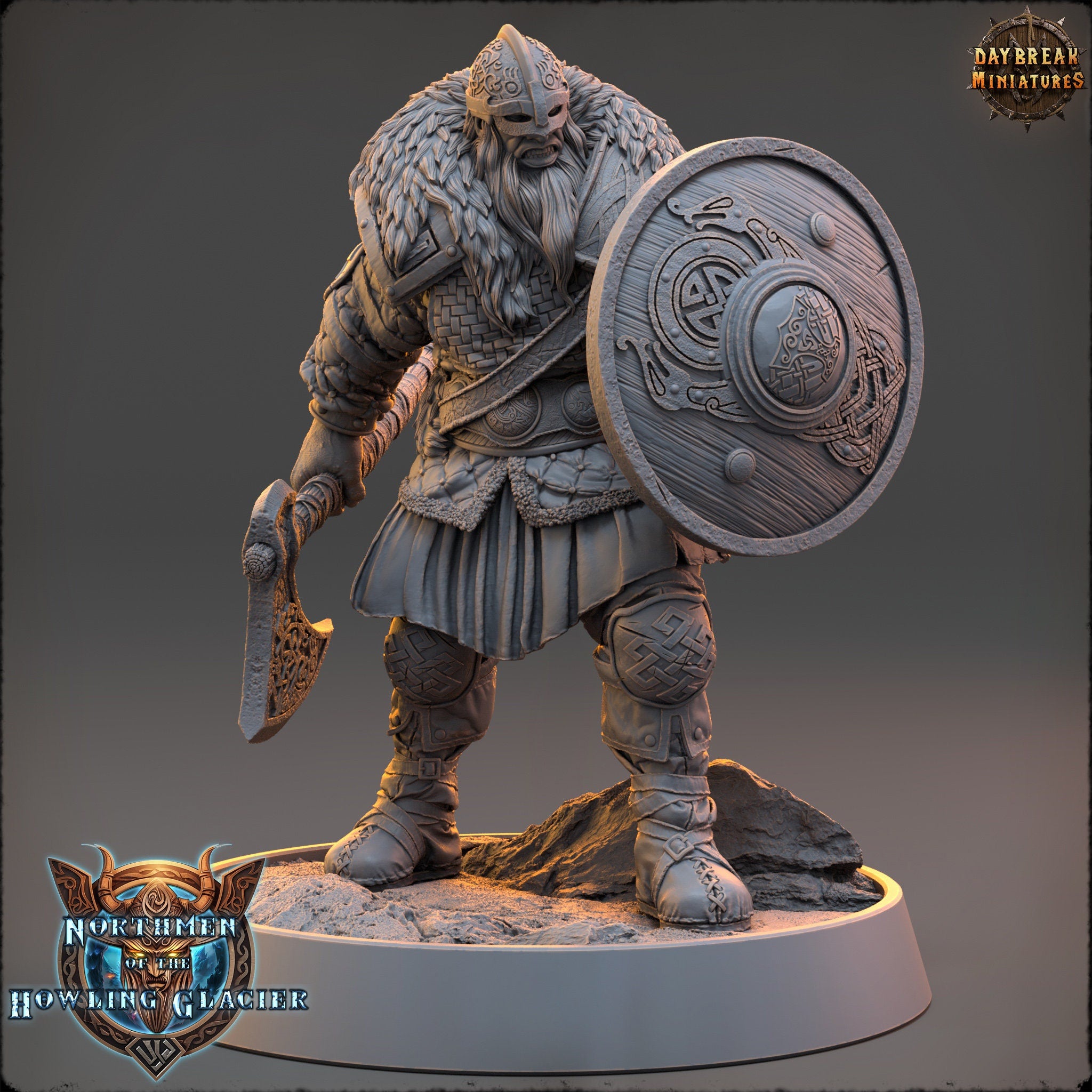 Vikings - Einar Bloodaxe - The Sharptails of Hacksaw River, daybreak miniatures, for Wargames, Pathfinder, Dungeons & Dragons