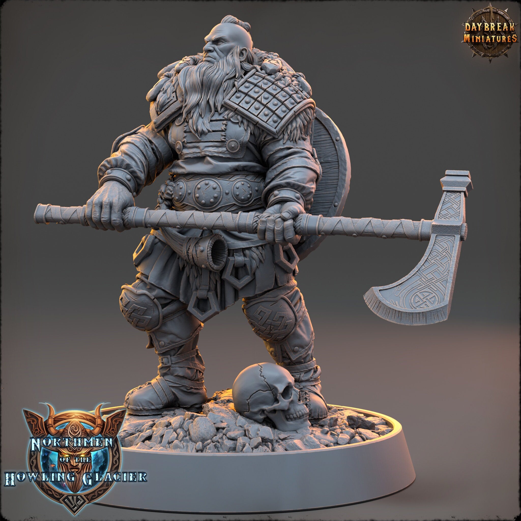 Vikings - Erik the Great - The Sharptails of Hacksaw River, daybreak miniatures, for Wargames, Pathfinder, Dungeons & Dragons