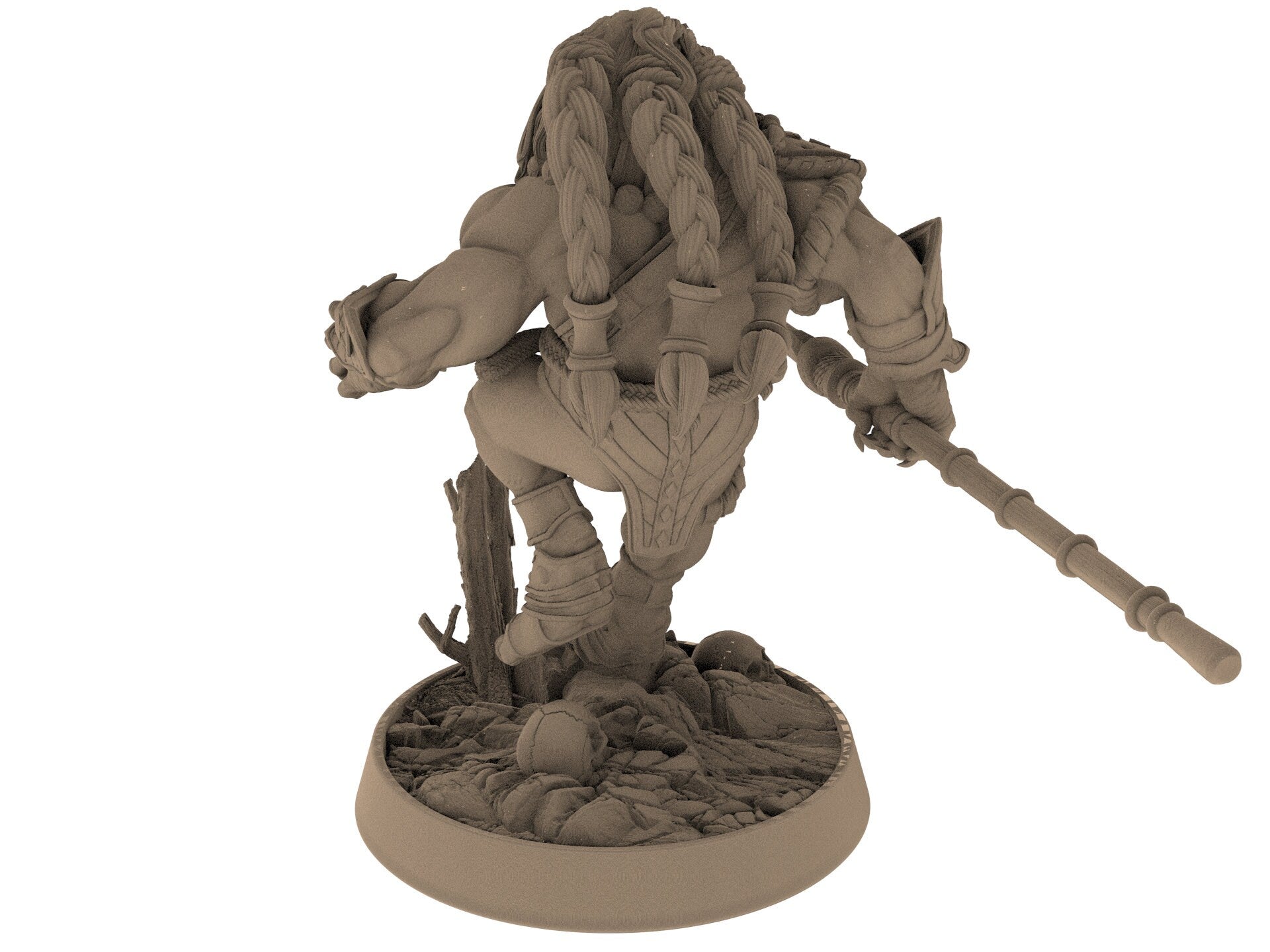 Lion kingdom - King Gutterung - The Kings of Karmaaz, daybreak miniatures, for Wargames, Pathfinder, Dungeons & Dragons