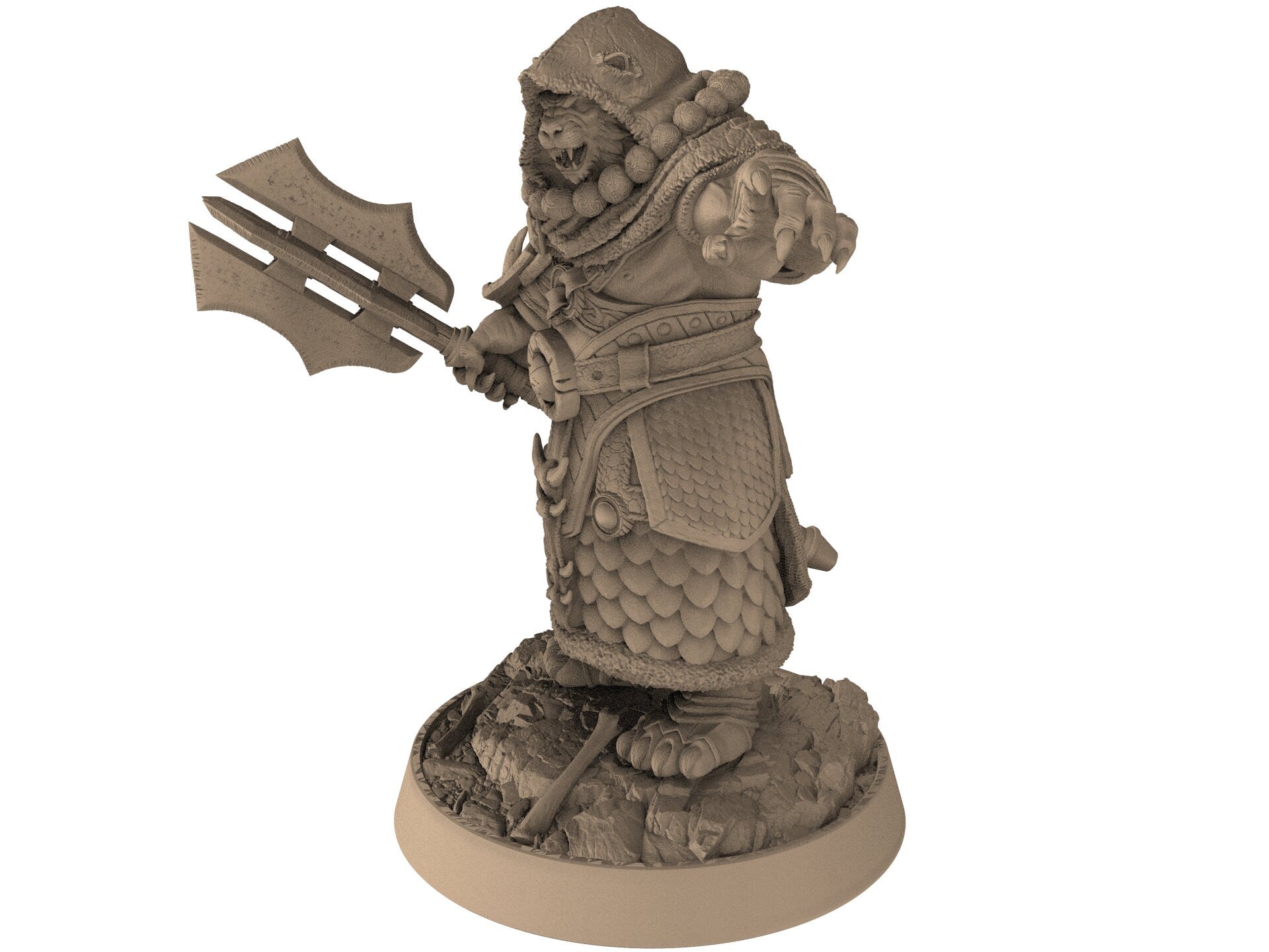 Lion kingdom - King Dawntredder - The Kings of Karmaaz, daybreak miniatures, for Wargames, Pathfinder, Dungeons & Dragons