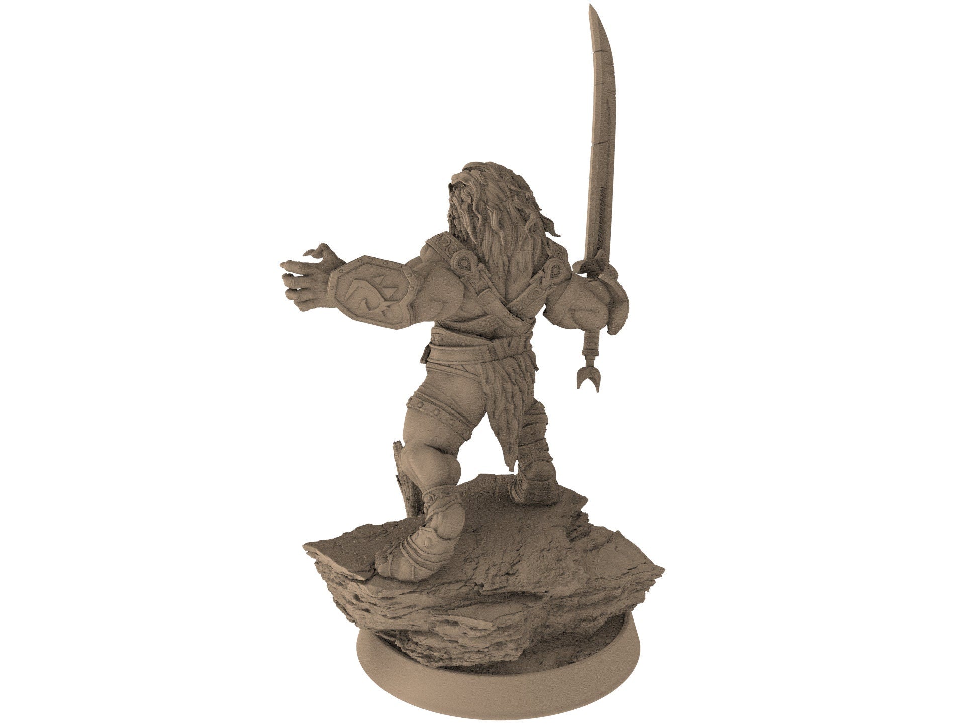 Lion kingdom - King Deepcut - The Kings of Karmaaz, daybreak miniatures, for Wargames, Pathfinder, Dungeons & Dragons