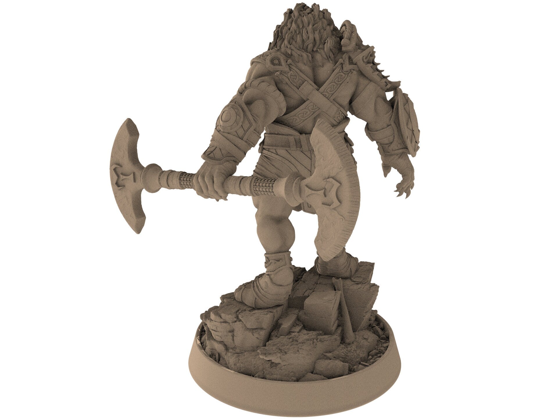 Lion kingdom - King Emmering - The Kings of Karmaaz, daybreak miniatures, for Wargames, Pathfinder, Dungeons & Dragons