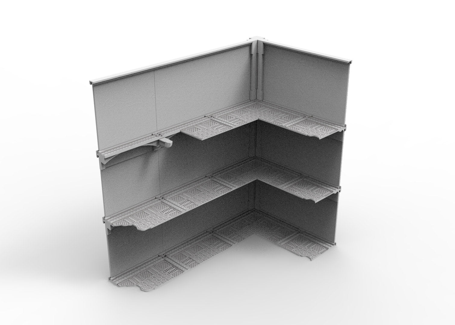 40k WTC 2 stored Ruins, Industrial steampunk imperial biome, building scenery terrain, for warmachine, infinity, wargame scifi...