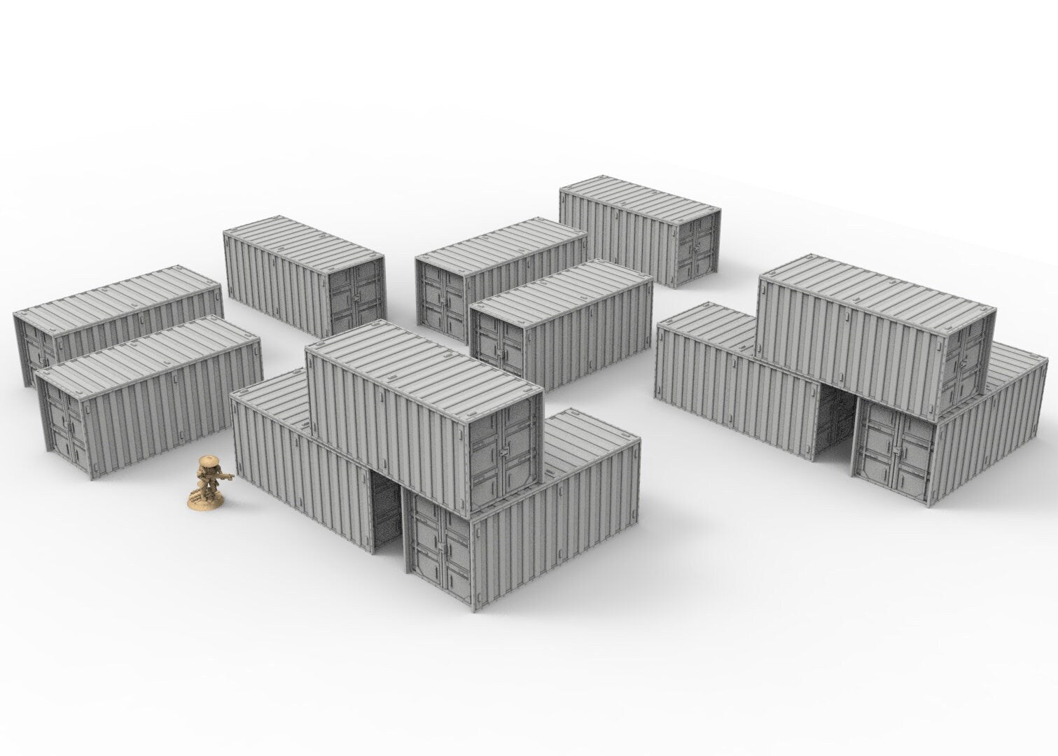 40k WTC 2 stored Ruins, Industrial steampunk imperial biome, building scenery terrain, for warmachine, infinity, wargame scifi...