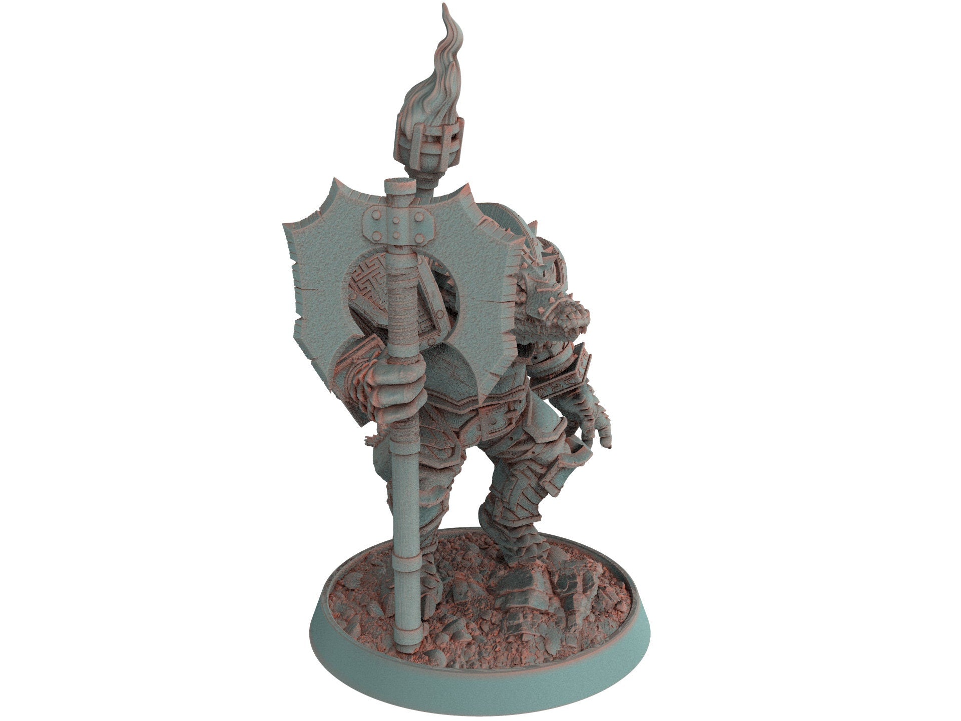 Crocodile warriors - Bloody Gundar - The Sharptails of Hacksaw River, daybreak miniatures, for Wargames, Pathfinder, Dungeons & Dragons